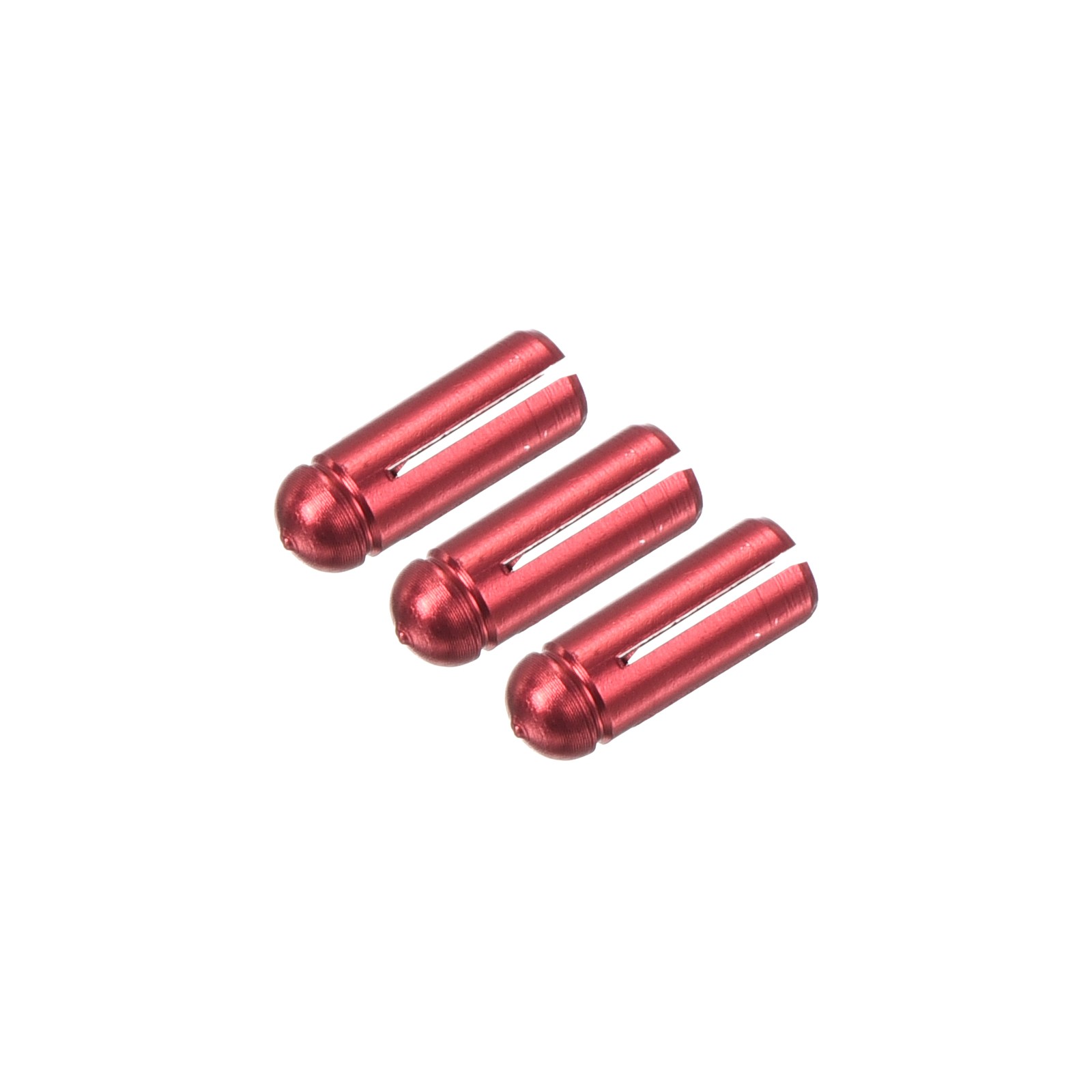 Dart Flight Protectors, Aluminum Dart Accessories - 3 Pack (Red)