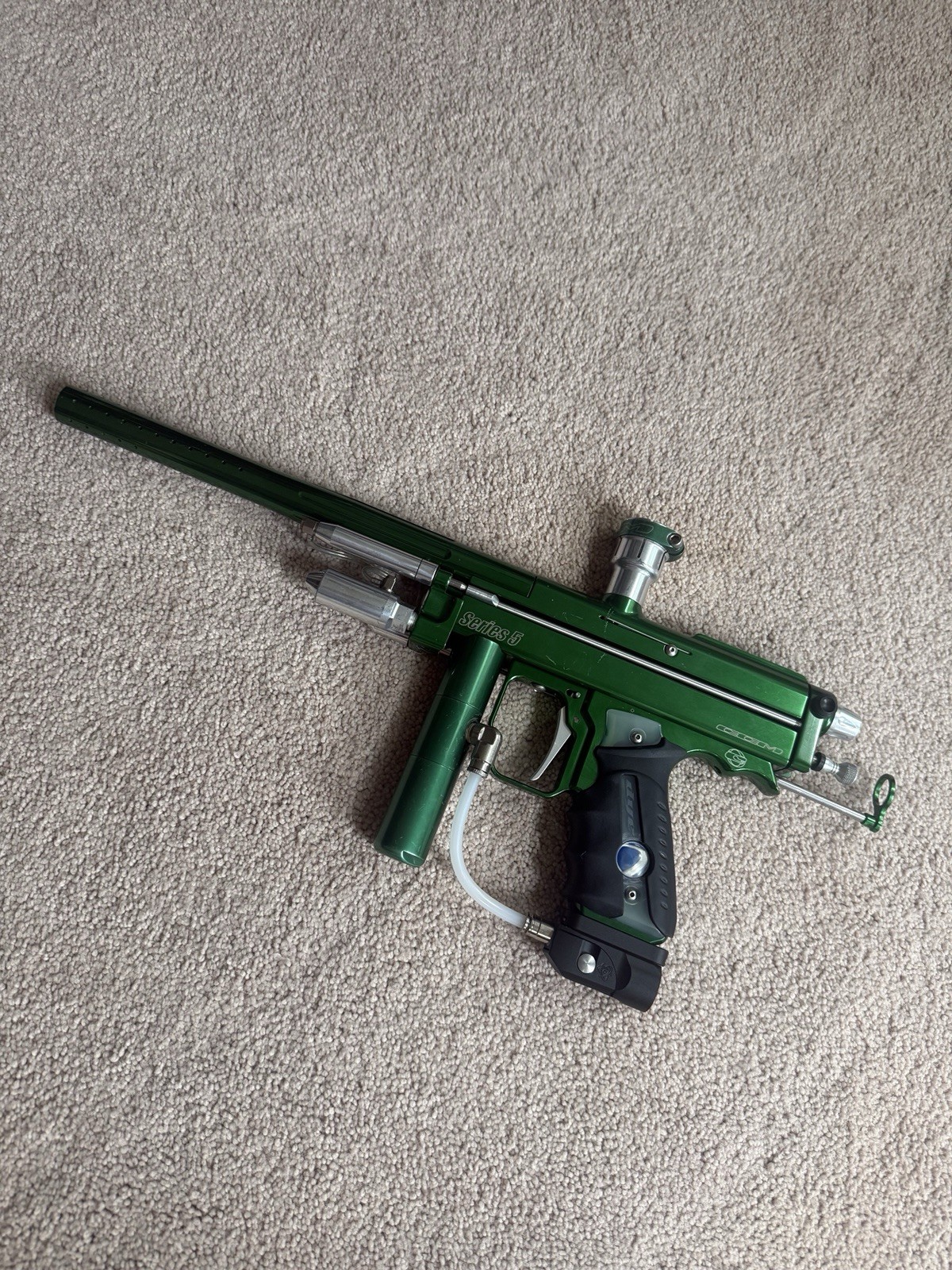 CCM Autococker In Green With Dye Grips, Inception Asa, Working