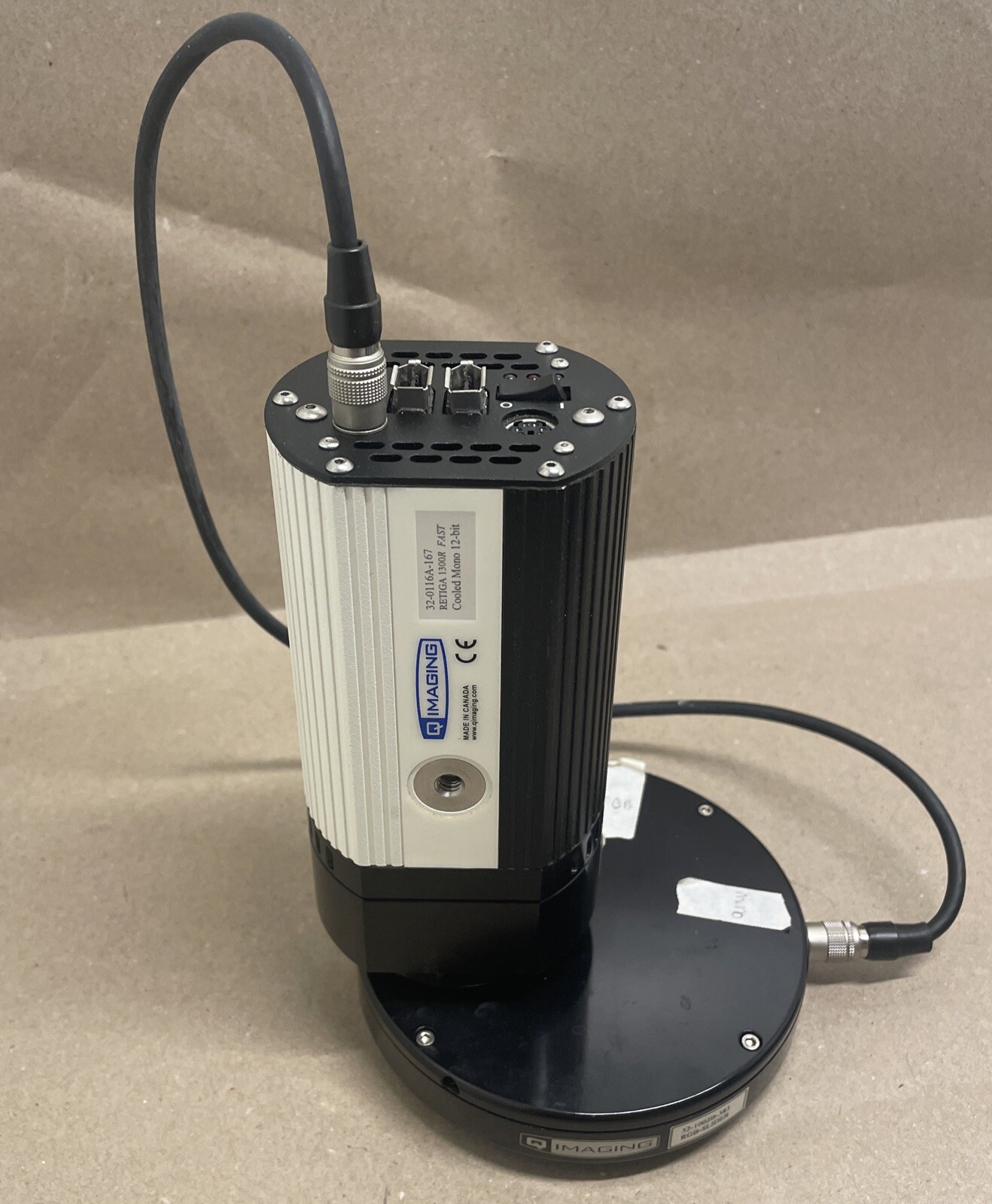 MICROSCOPE CAMERA Q IMAGING 1300R FAST 1394  MONO 12-BIT W/ RGB SLIDER