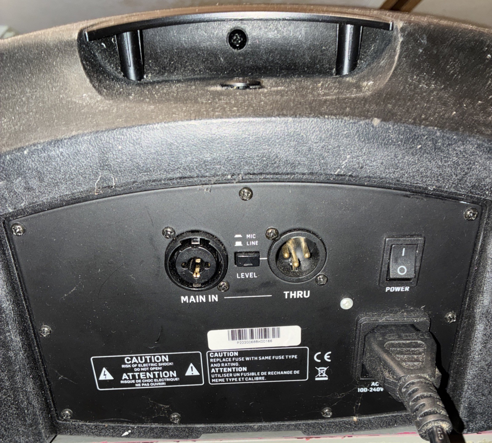 LyxPro SPA 5.5 Small PA Speaker Monitor Class D Amplifier 3 Channel Mixer 3