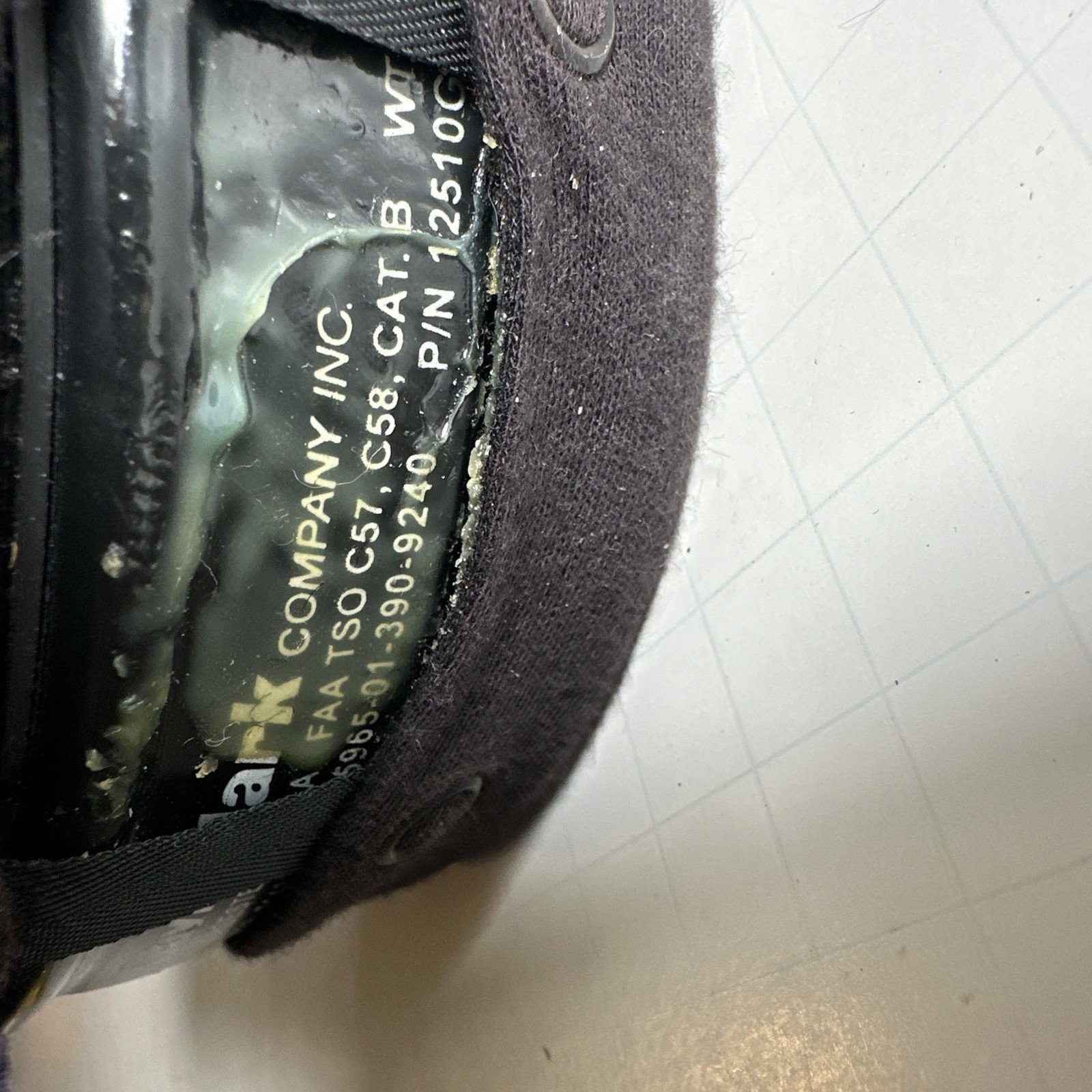 DAVID CLARK H10-76 AVIATION HEADSET UNTESTED PILOT For Parts untested