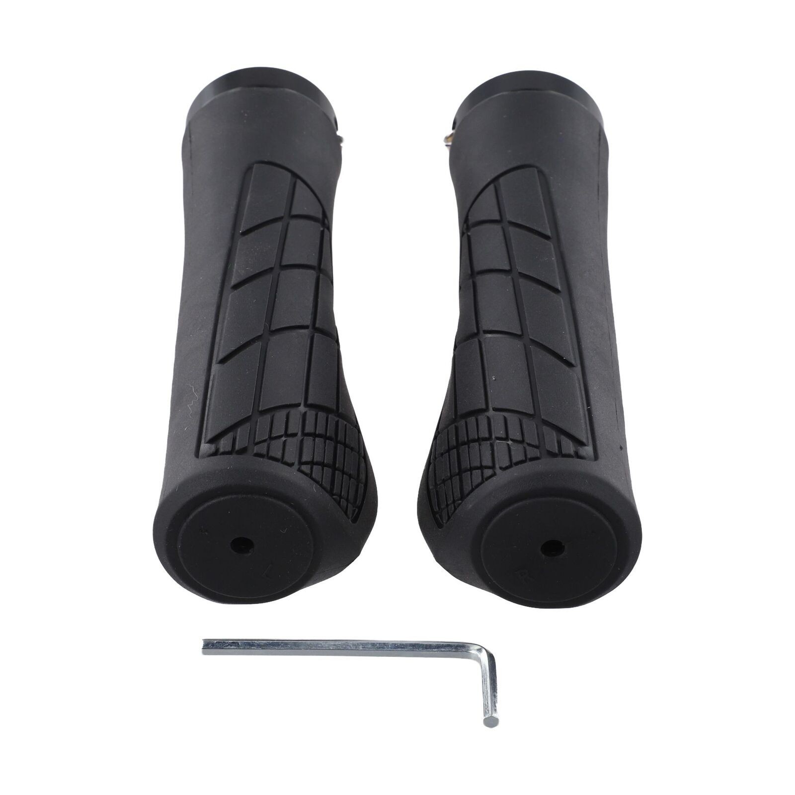Rubber Bicycle Handlebar Grips Pair NonSlip for 22mm Diameter Handlebars
