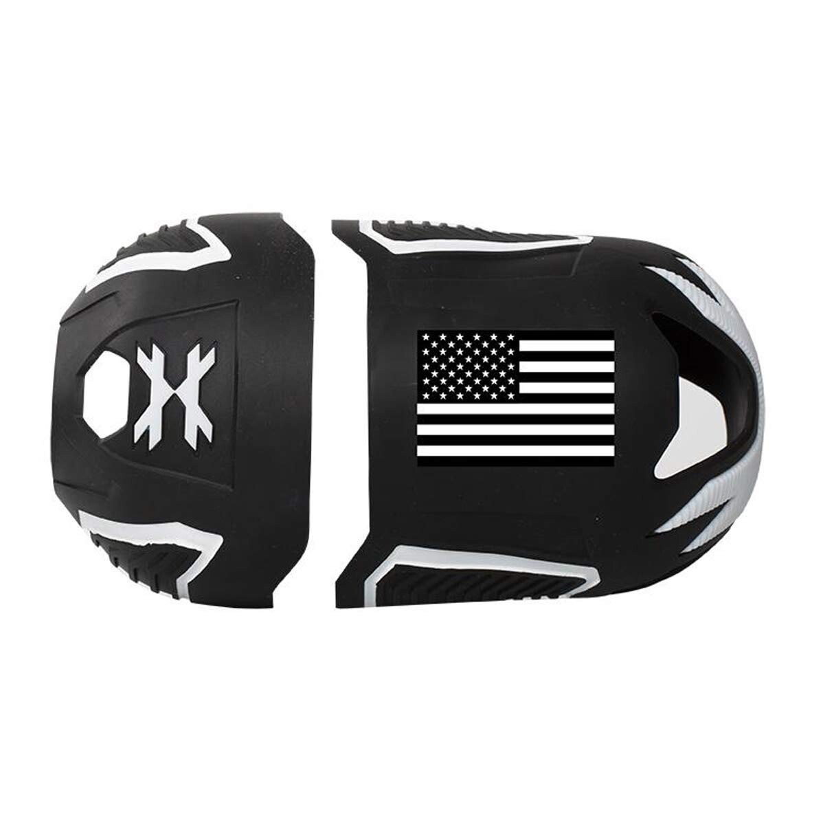 HK Army Vice FC Paintball Tank Cover - Fits 48ci, 68ci, 80ci USA Black/White NEW