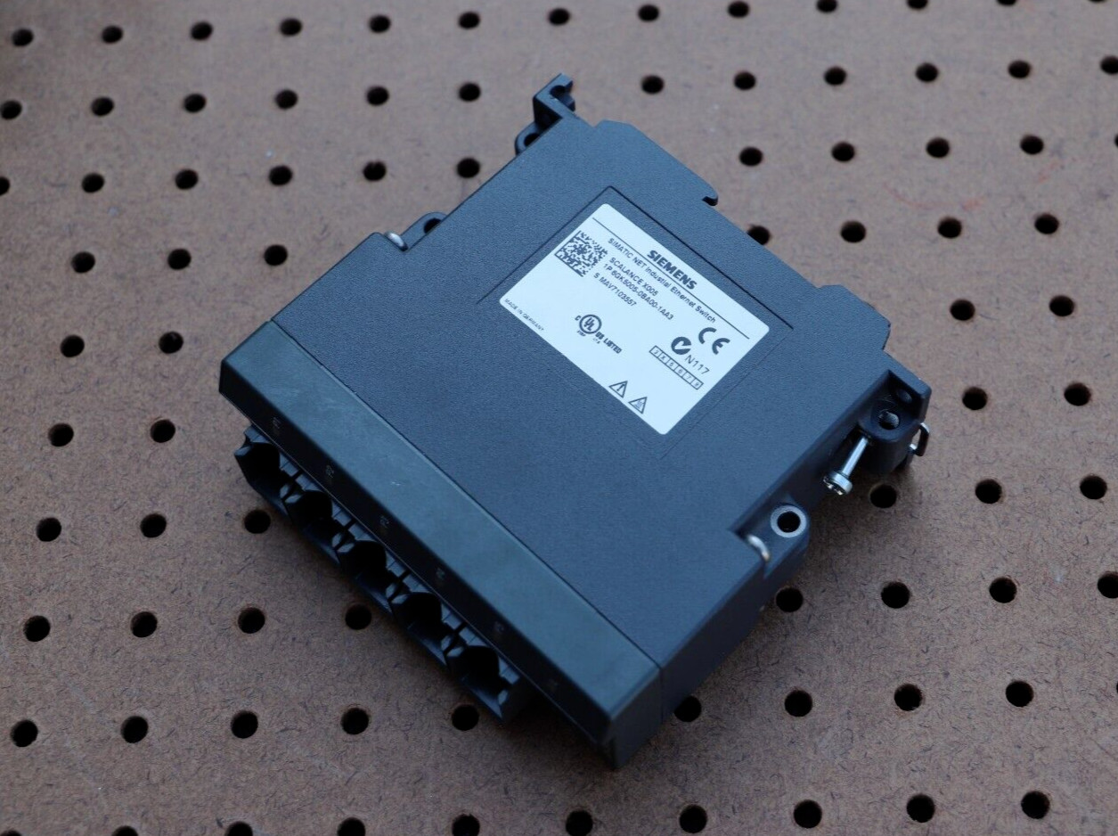 SIEMENS SIMATIC SCALANCE X005 NET INDUSTRIAL ETHERNET SWITCH