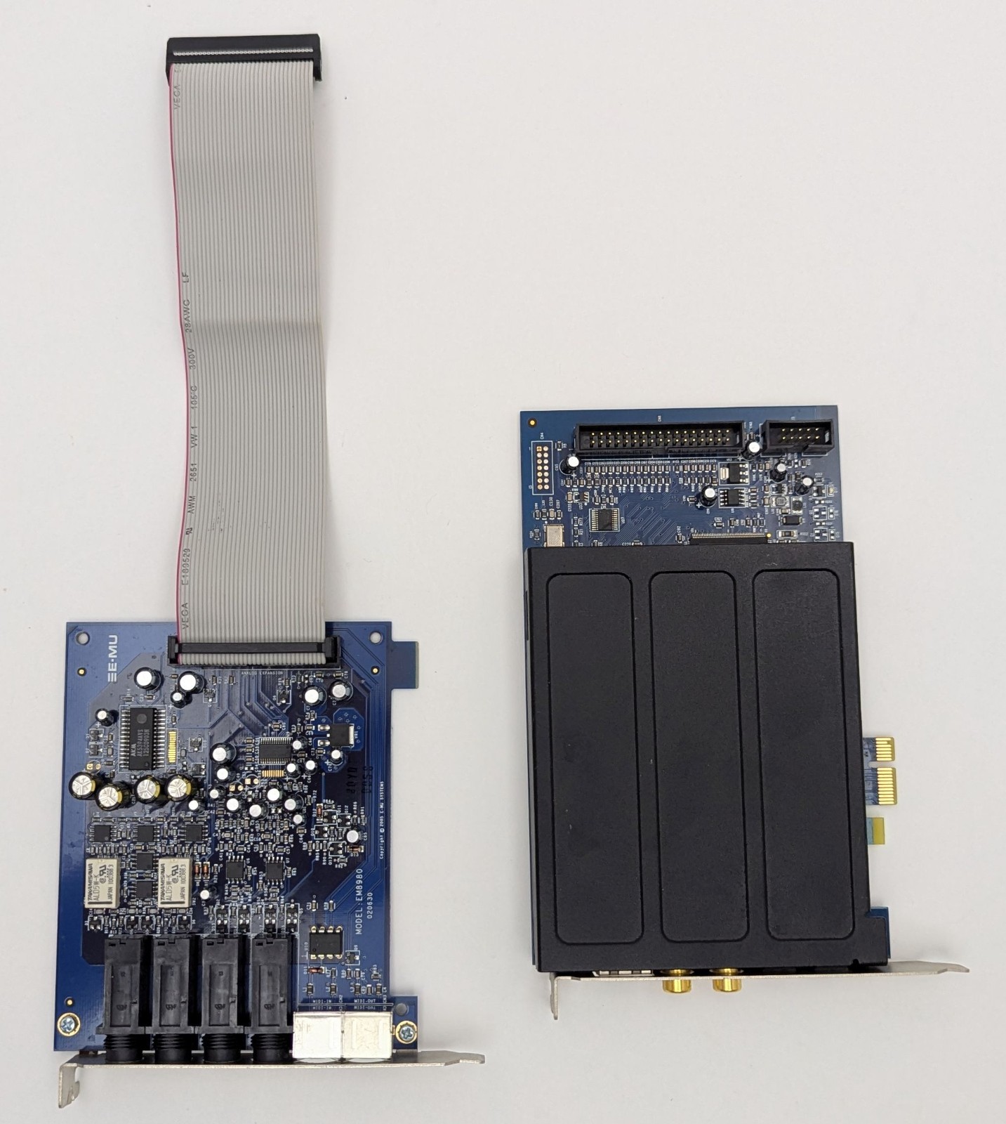 E-MU 1212M PCIe Digital Audio Interface System 1010 Main Card EM8982 EM8980 Set