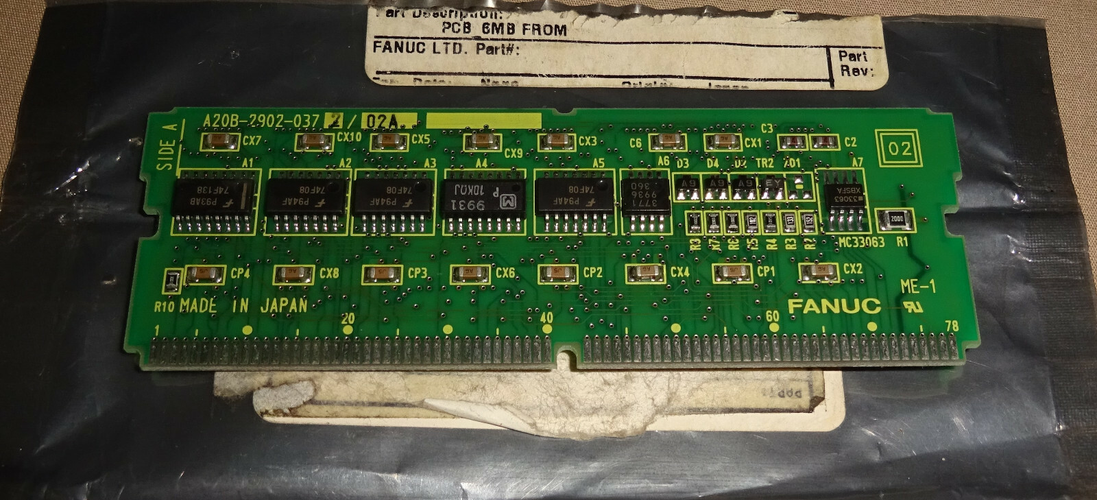 Fanuc A20B-2902-0372 Memory Module 6MB A20B29020372 NEW