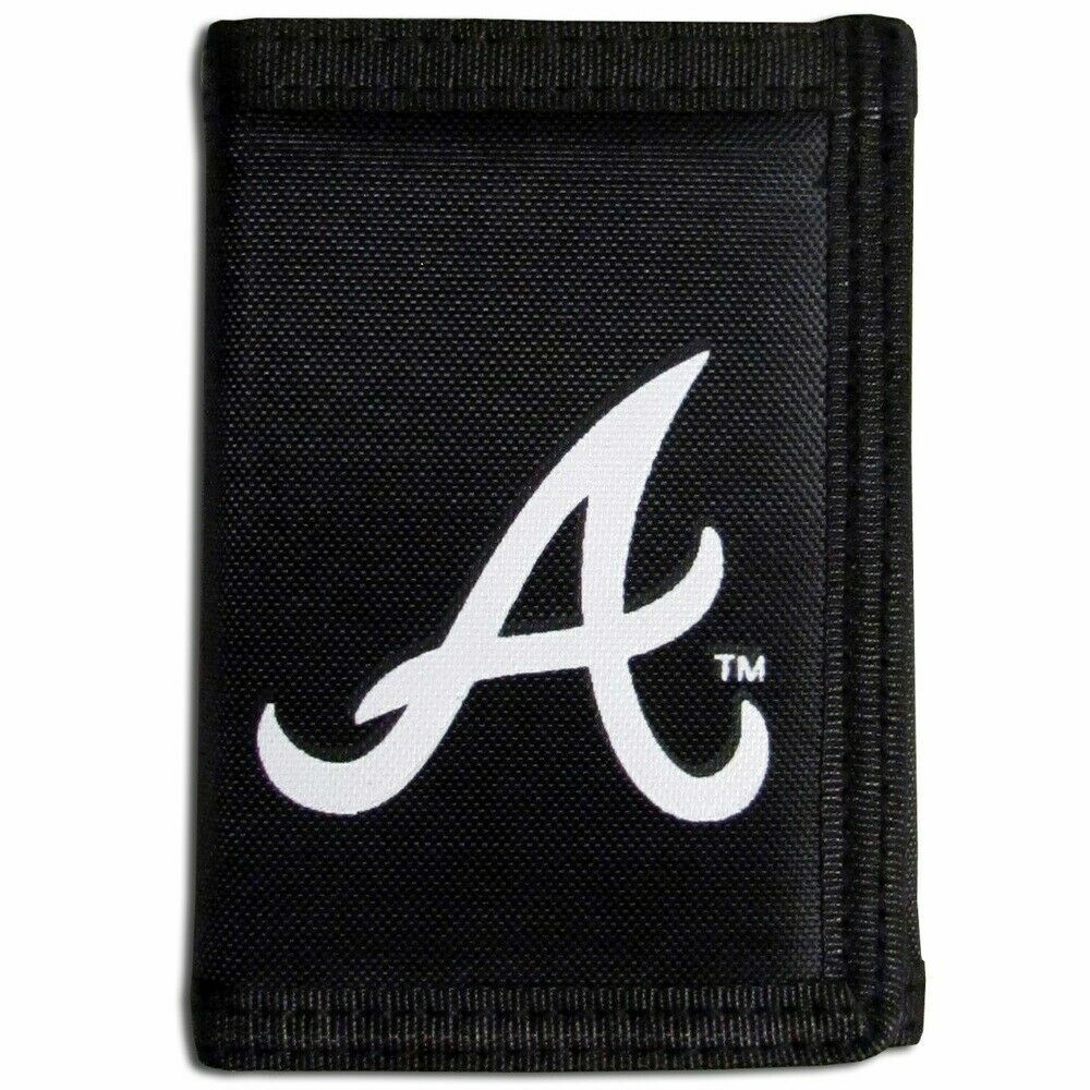 Atlanta Braves Trifold Nylon Wallet MLB Licensed Baseball