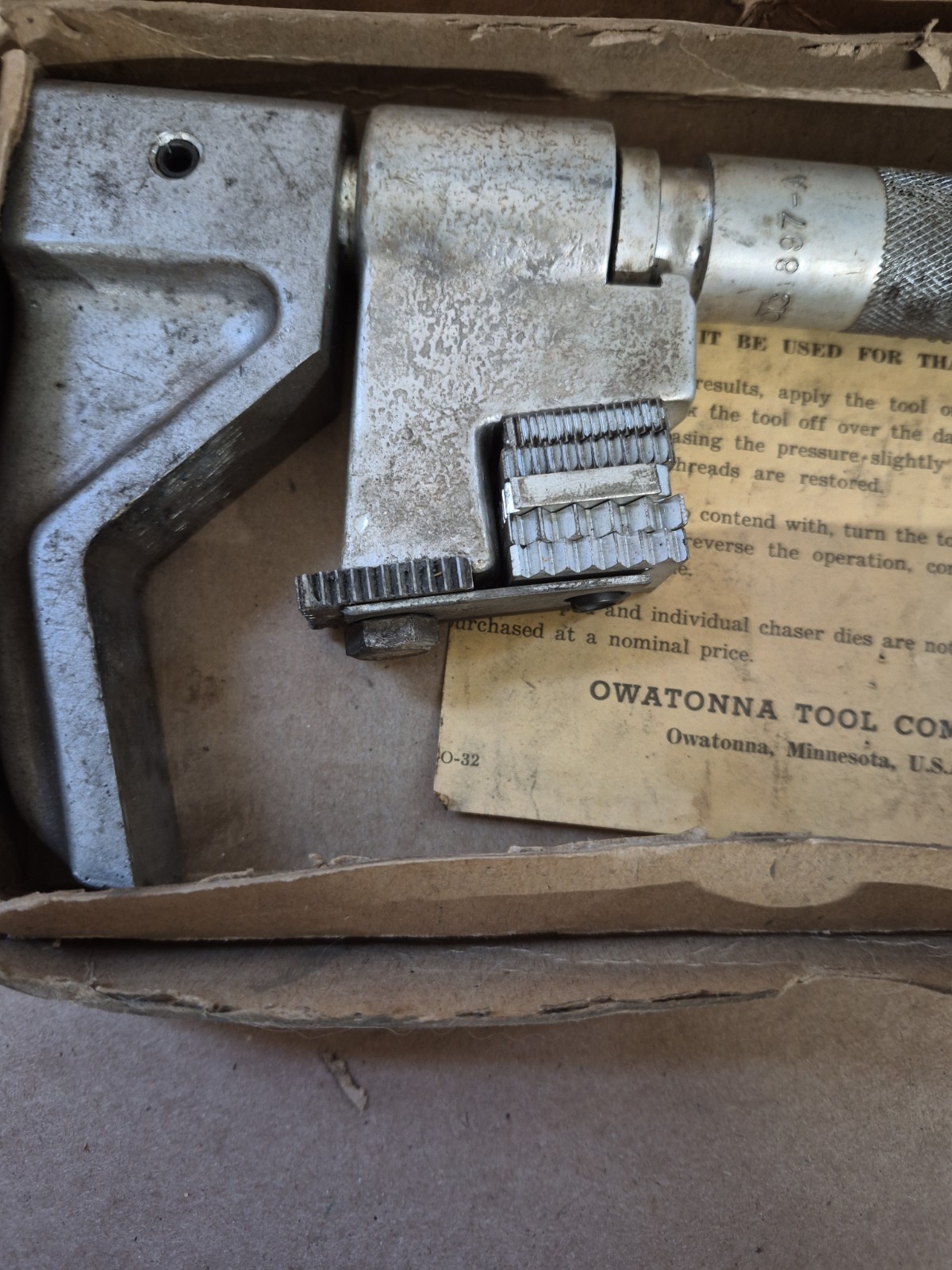 OTC 897A Thread Repair Chaser Tool