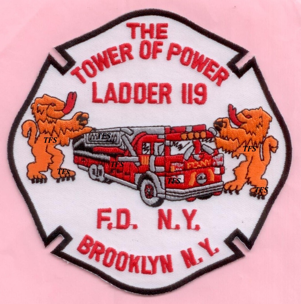 New York City Fire Dept Ladder 119 Patch