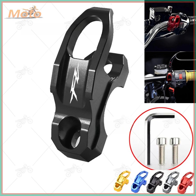 CNC For Yamaha FZ1 FZ6 FZ6R FZ8 Fazer Helmet Hook Holder Clamp Bracket Cylinder
