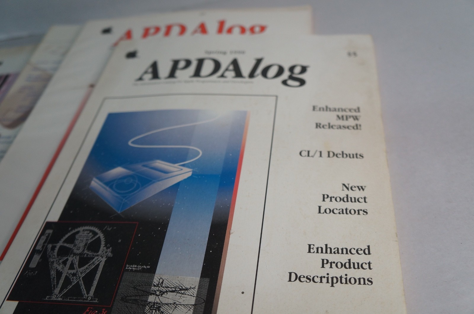 lot of 10 Vintage Apple APDAlog Catalogs For Programmers & Developers APDA Log
