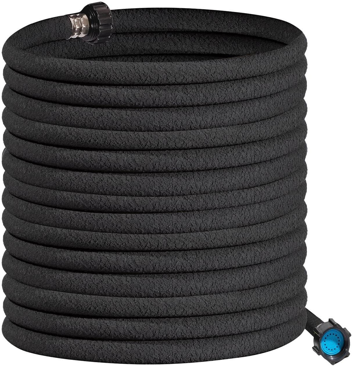 Soaker Hose 50 ft for Garden Beds Heavy Duty Saving 70% Water Drip Hoses For Veg