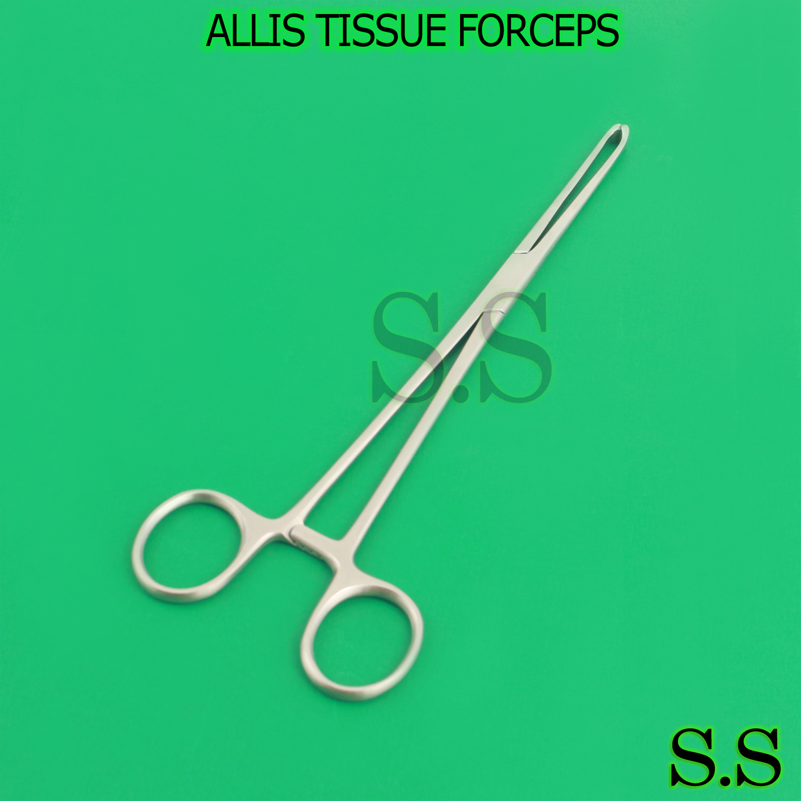 ALLIS TISSUE Forcep 8" 5x6 Teeth Surgical Instrumets