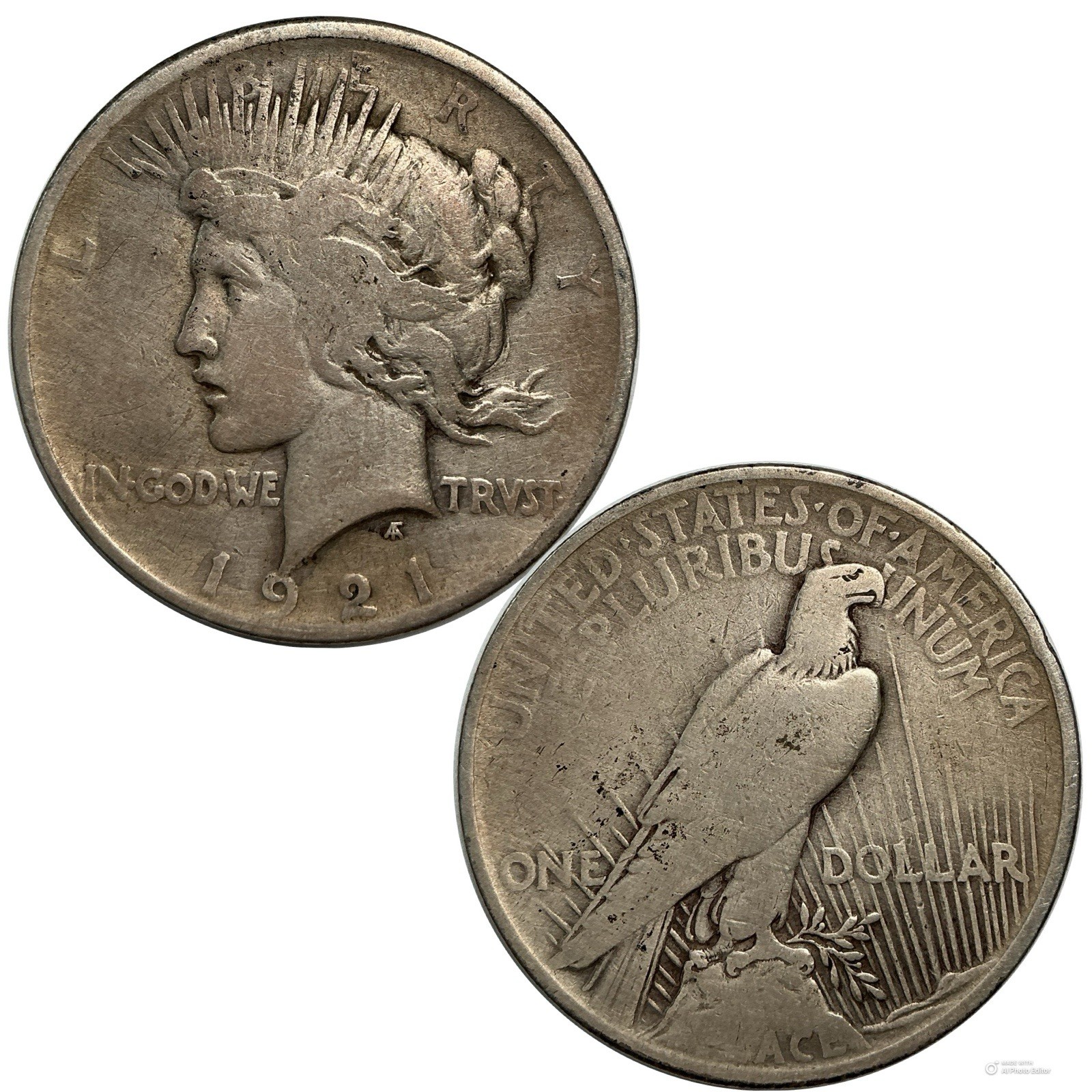 1921 Peace Dollar $1 - Philadelphia Mint