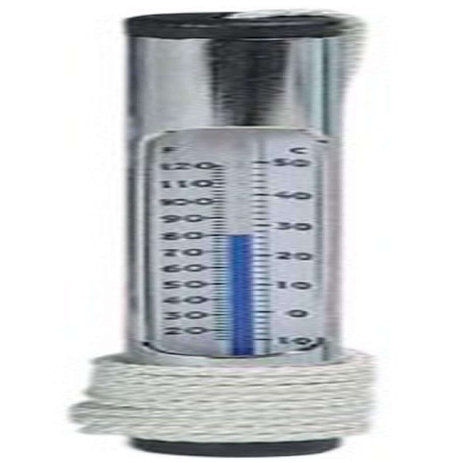 Pentair R141076 130 Chrome Brass Tube Thermometer with Blown Glass Tube...