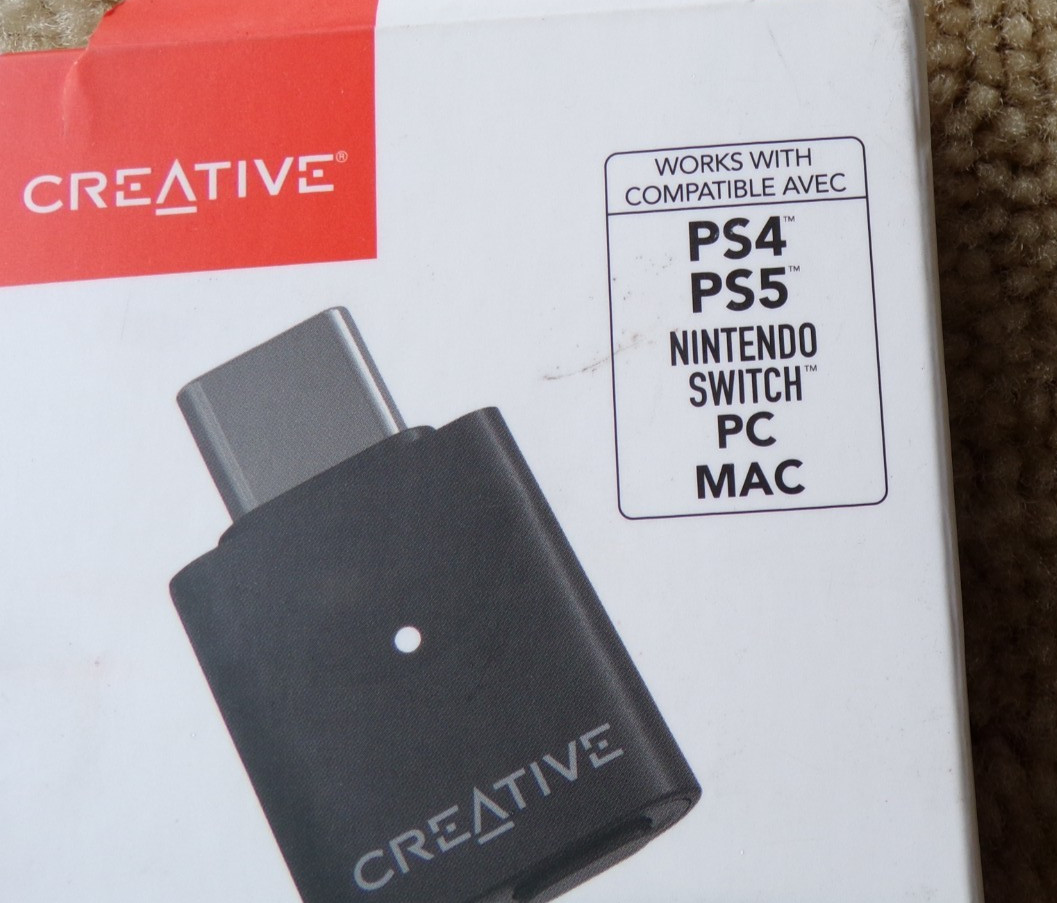 Creative BT-W6 Bluetooth Audio Transmitter for PS4/PS5/Nintendo Switch .... @h24