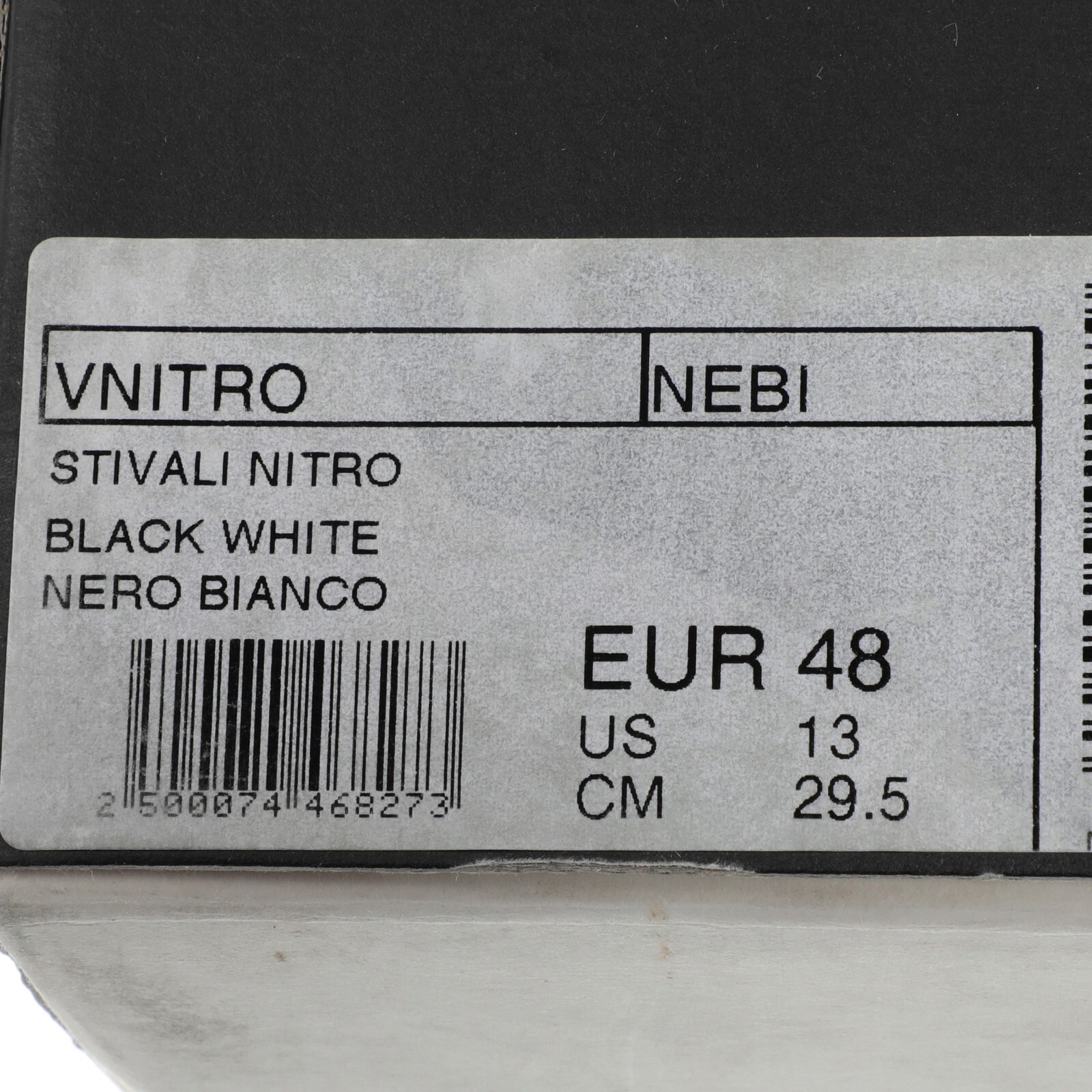 Sidi Black/White Boots Size 13