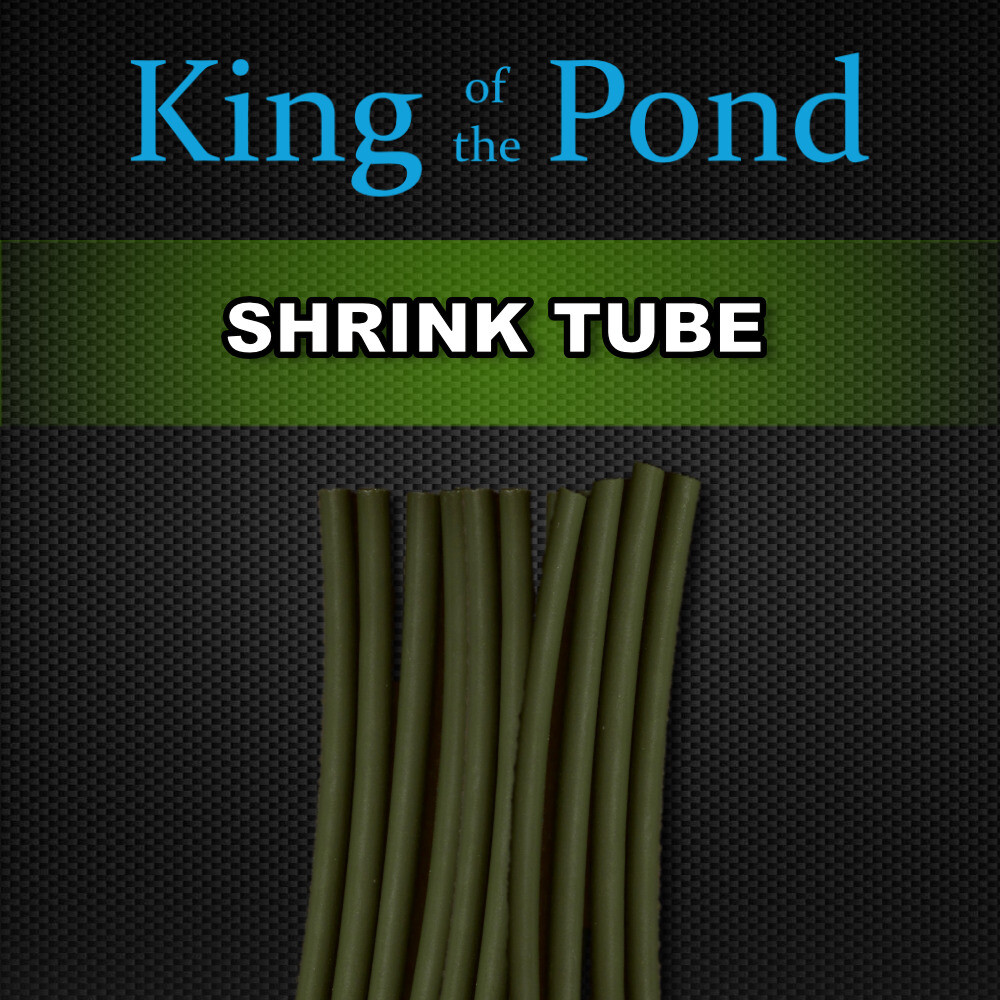 x2 packets of 1.6mm Dark - green shrink tube - carp fishing, carp rigs