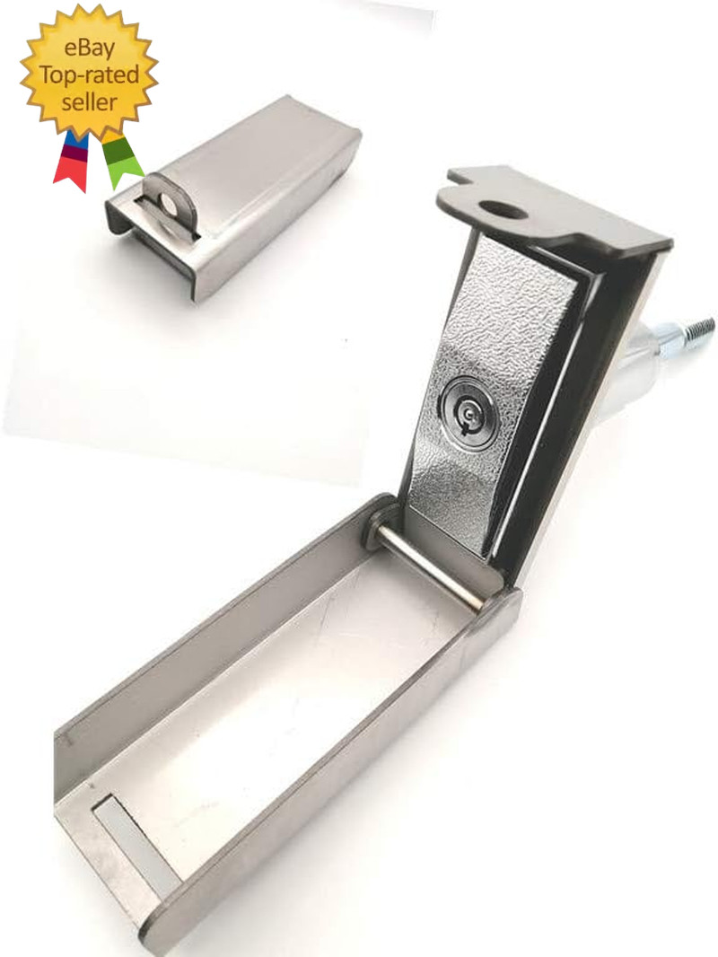 Vending Machine Door Lock Stainless Steel Protection Cover, T Handle Vending Mac