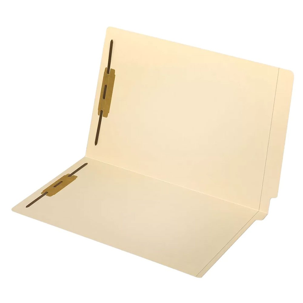 14-POINT MANILA FILE FOLDERS WITH 2 FASTENERS, 12-1/4" X 9-1/2" WITH 11-3/4"