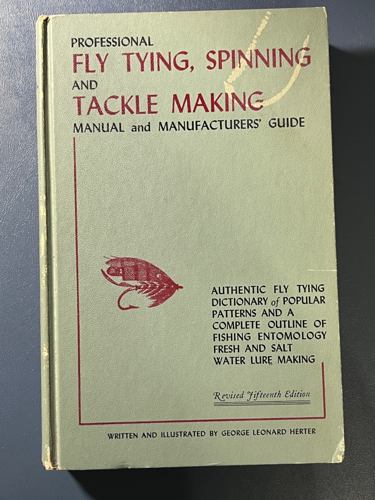 "Prof Fly Tying, Spinning, and Tackle Making Manual” by G. L. Herter Used - DG11