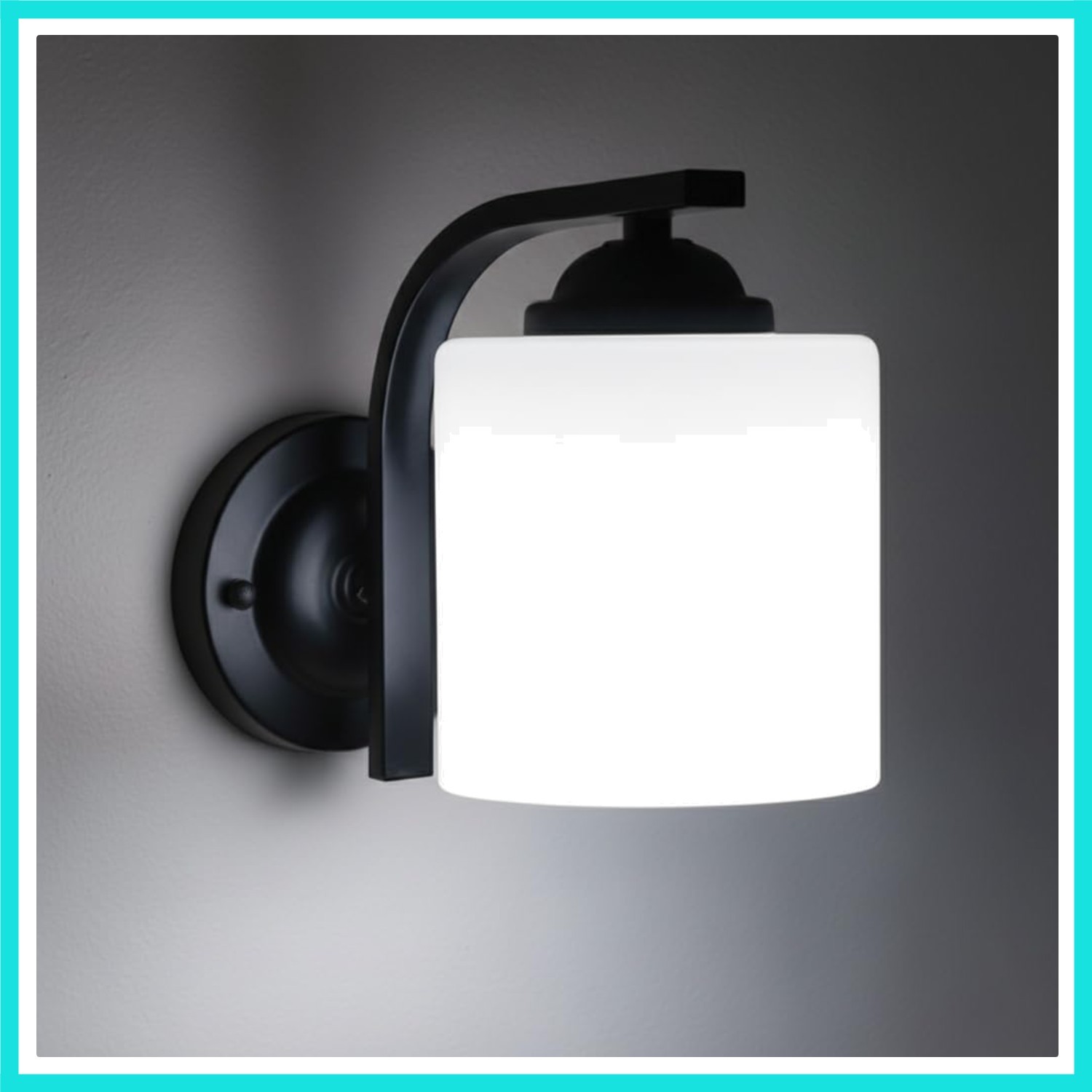 Wall Sconce 1 Light, Modern Wall Light Fixture, Bathroom Vanity Lights with M...