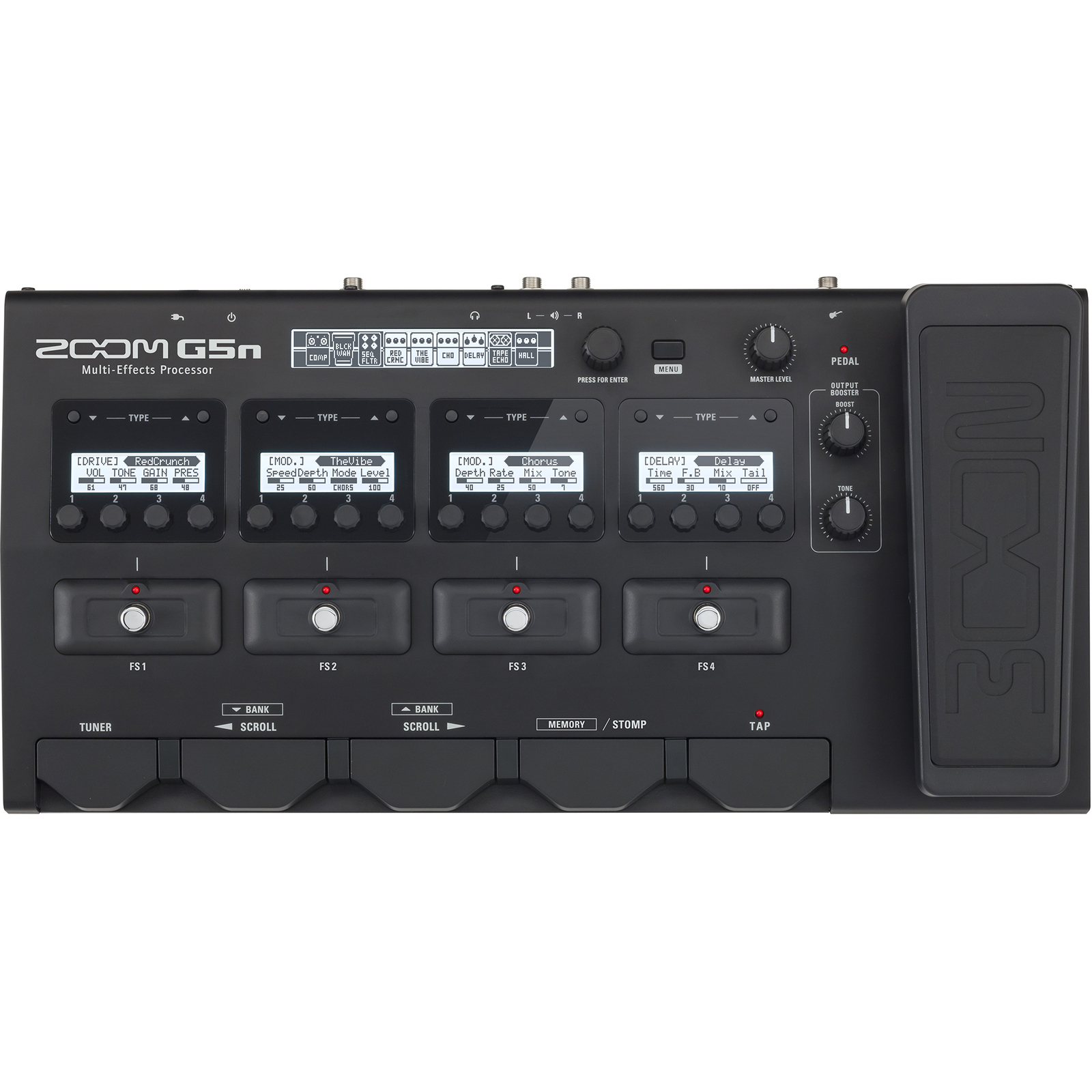 Zoom G5N Multi-Effects Processor Pedal for Guitar