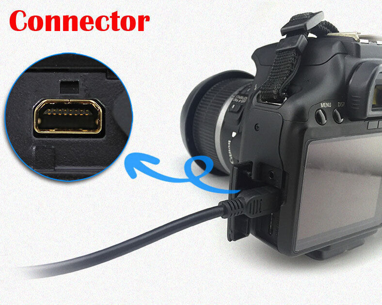 PwrON USB Battery Charger Data Cable Cord For Nikon Coolpix S205 S6700 camera