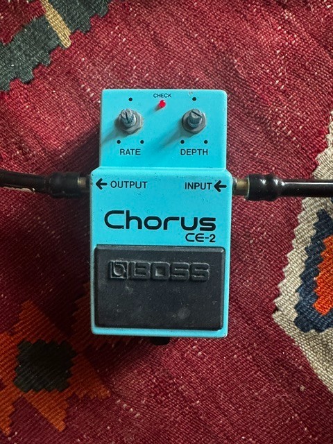 Boss Chorus CE-2 Pedal 1981 Vintage Green Label