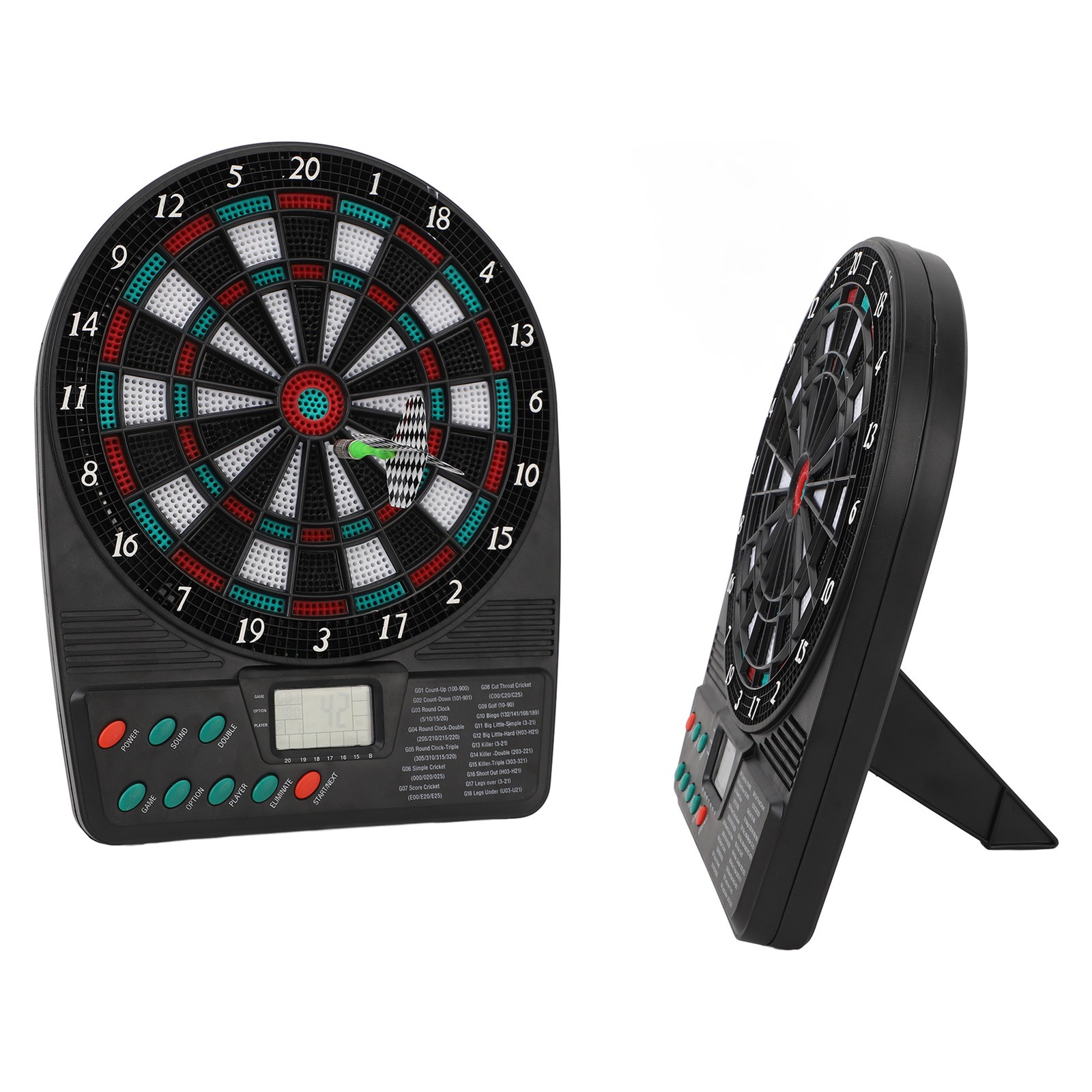 Electronic Dartboard Set Automatic Scoring Soft Tip Dartboard With Multiple FF