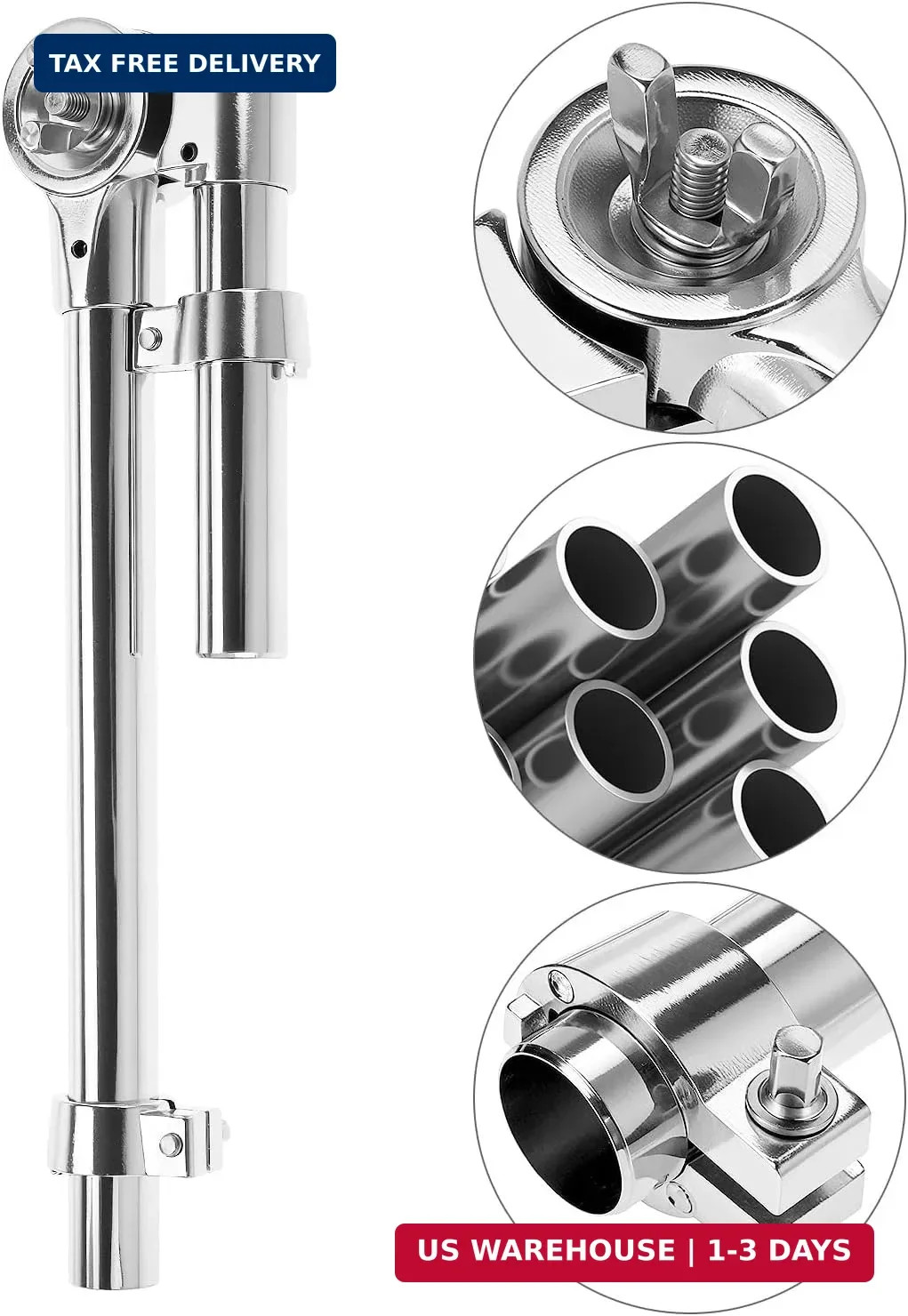 Tom Stand Mount Holder - Percussion Bass Drum Mounting Bracket, Tom Drum Replace