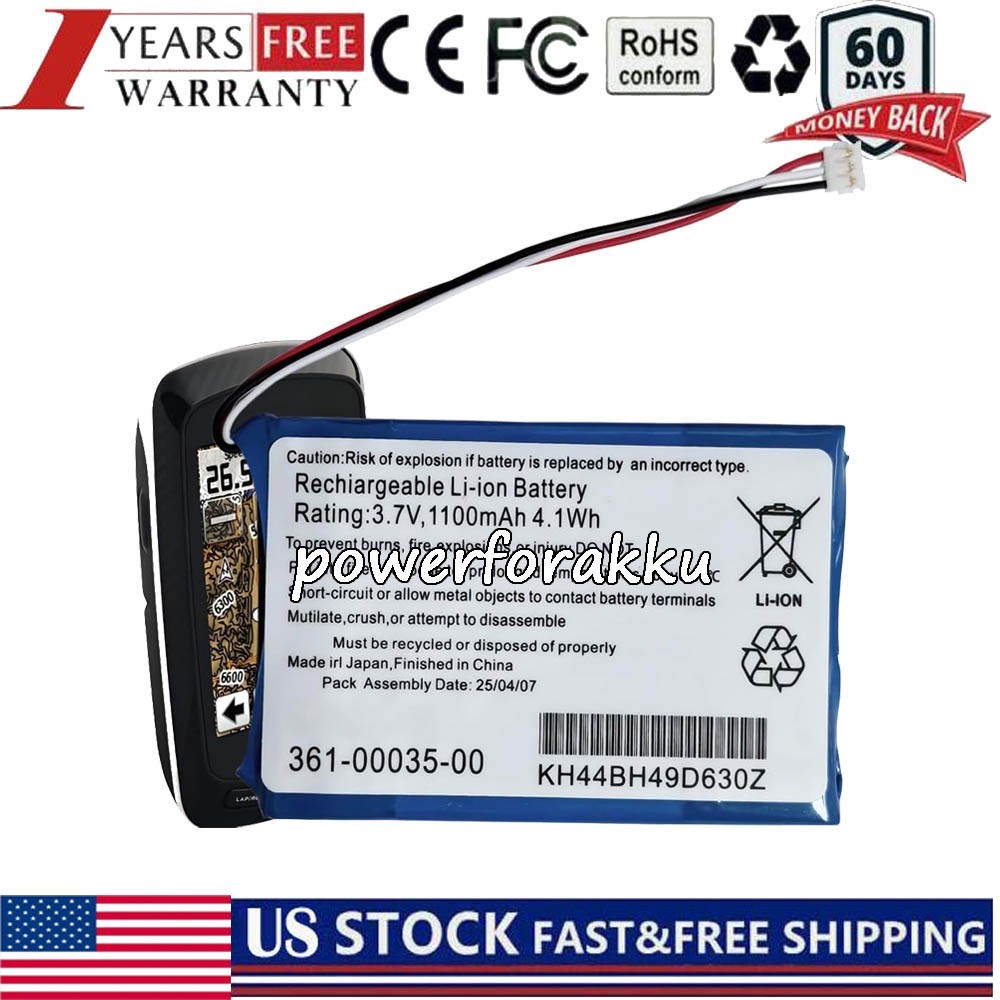 361-00035-00 361-00035-03 361-00035-07  Battery  For Garmin Edge 800 810