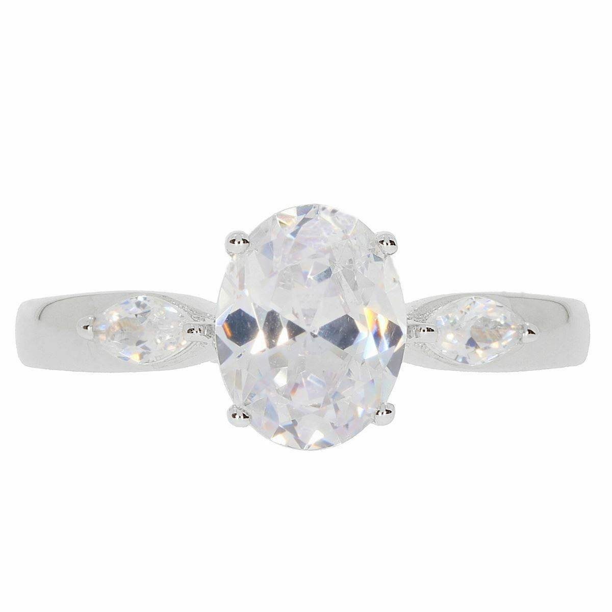 Sterling Silver Semi Mount Ring Setting OV 9X7mm