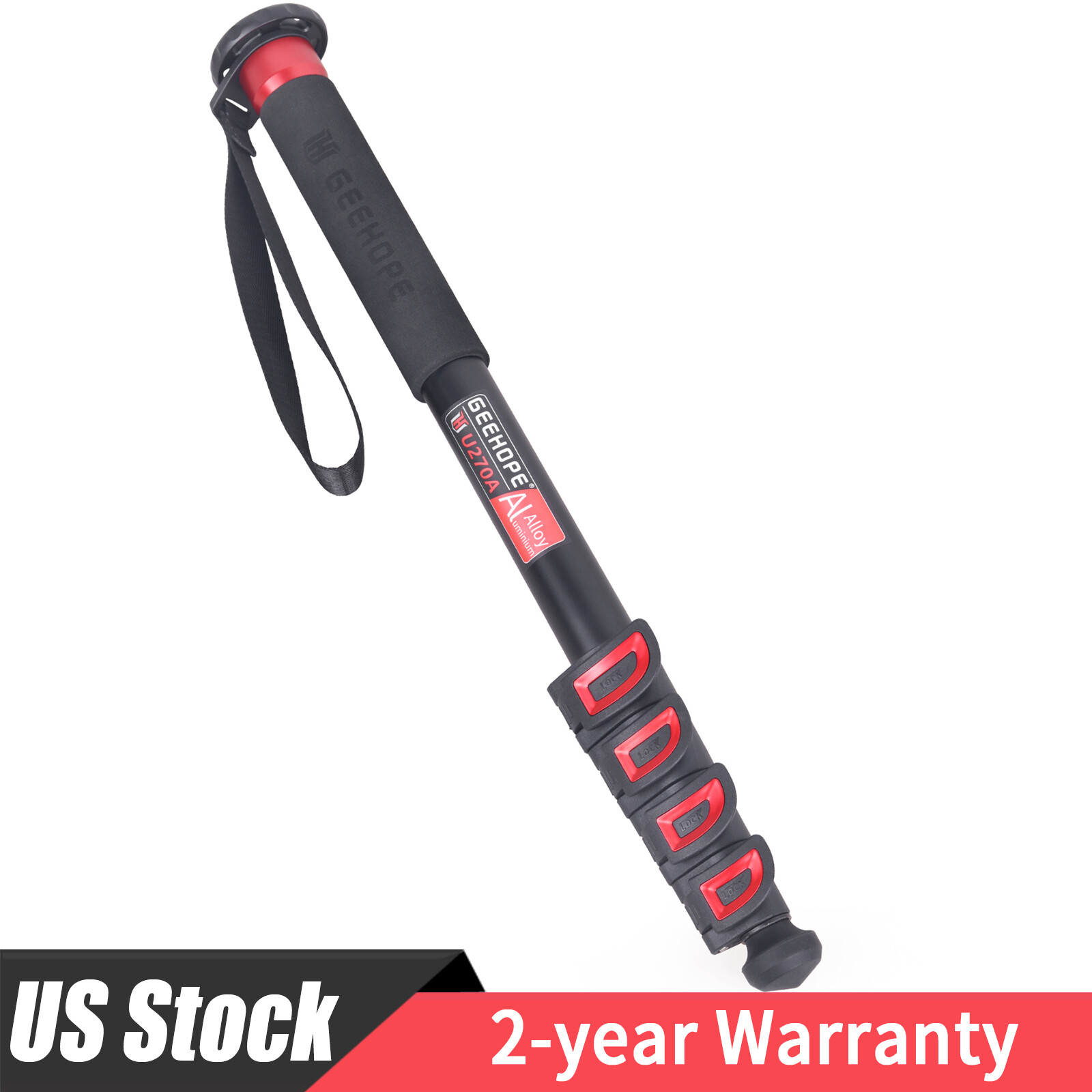 Professional Aluminum Portable Travel Monopod for Camera DV GEEHOPE U270A/U370A