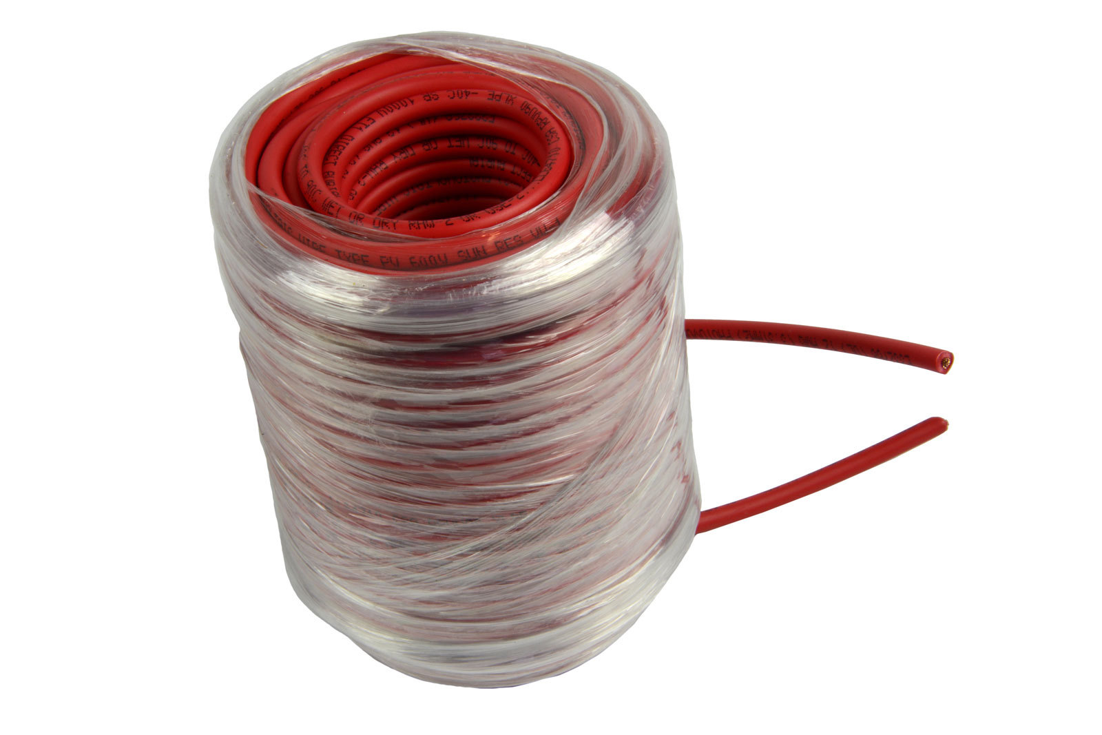 12 AWG Solar Panel Wire 100' Power Cable UL 4703 Copper MADE IN USA PV Gauge Red