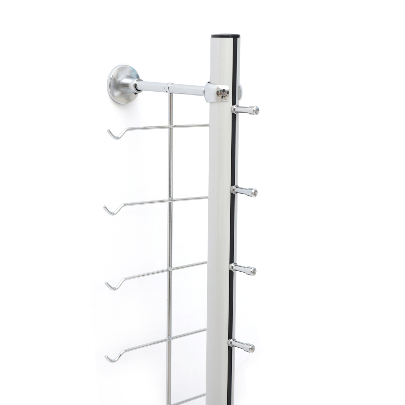 10 Pcs Aluminium Lockable Eyewear Eyeglasses Sunglasses Display Rod Frame Rack