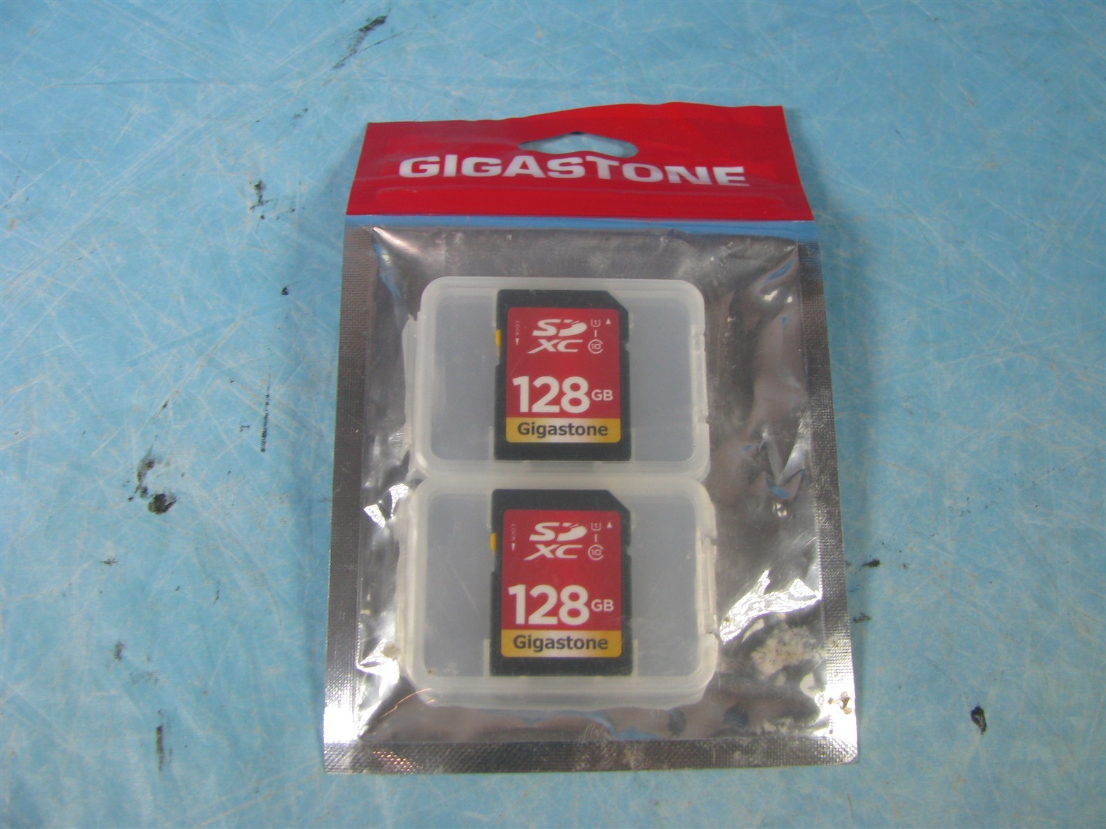 Lot of 2 GIGASTONE 128GB SDXC Card Camera Plus - FREE SHIPPING - NEW