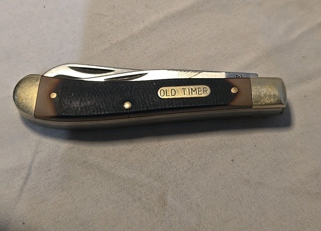 SCHRADE Old Timer S-OTHP Dual 2 Blade Horse Pick Equestrian Trail Pocket Knife