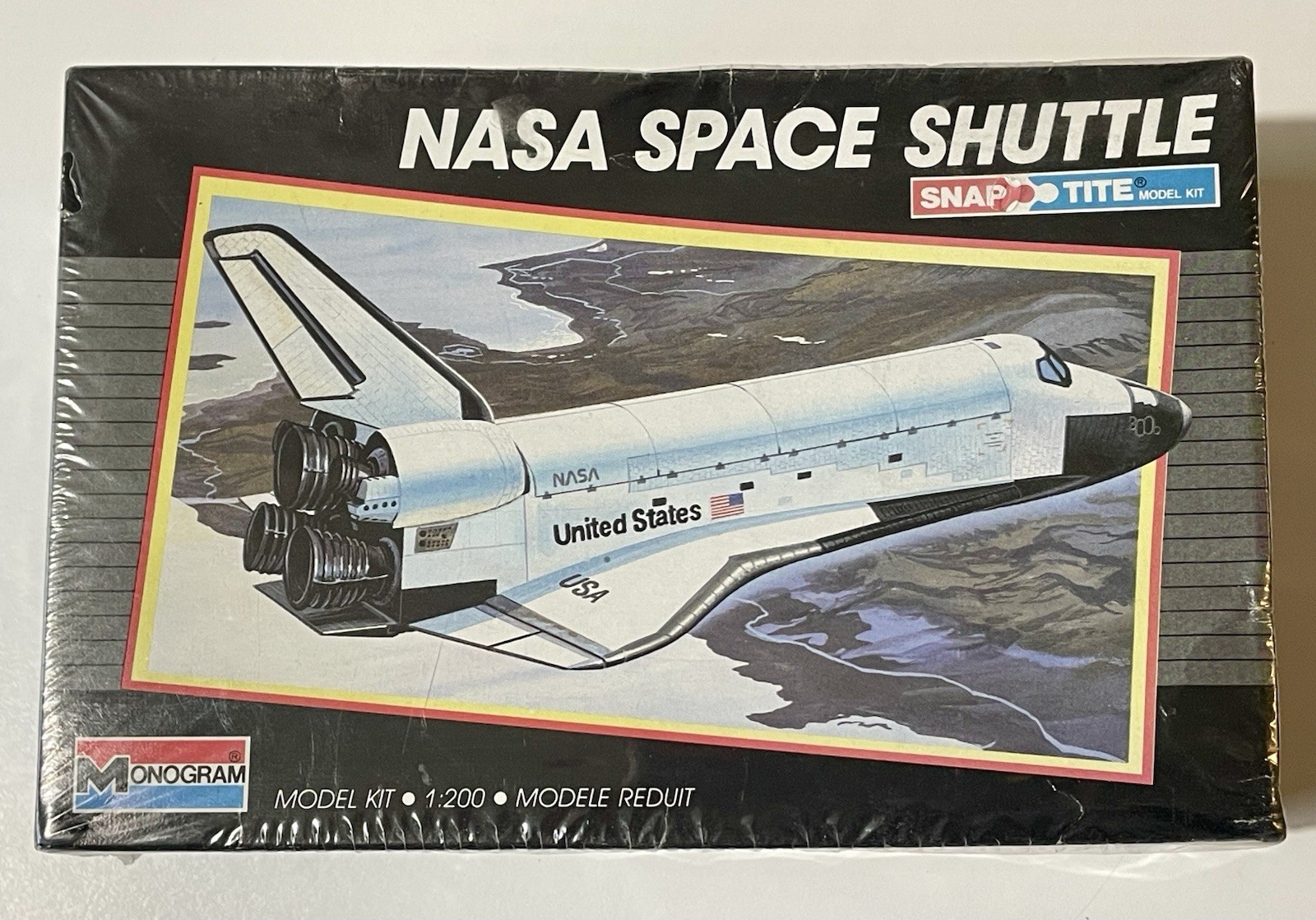Vintage Monogram NASA Space Shuttle SnapTite Model Kit 1:200 Scale #5905 SEALED