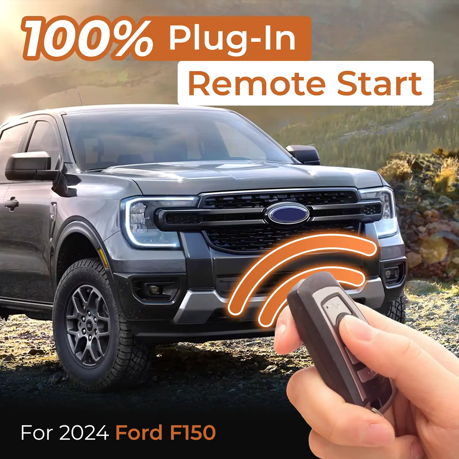 Plug in Remote Start - 2024+ Ford F-150 With Android/iPhone app control!