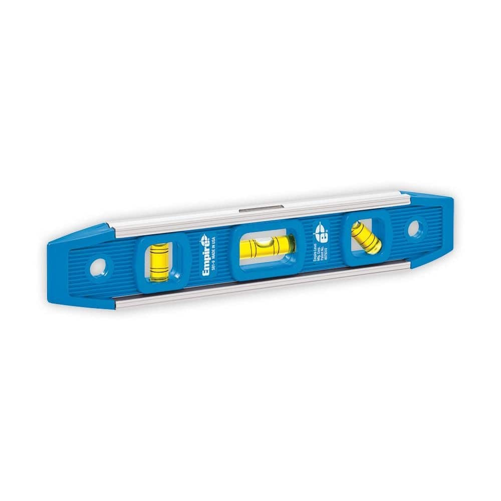 9 in Torpedo Level Magnetic Bubble Level Tool Compact Level Empire 587-24