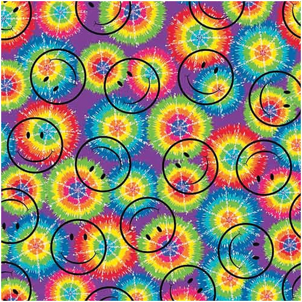 Carolina Manuf Smiley Face Retro Bandana - Fun and Stylish 22" x 22" Design!