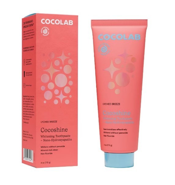 Cocolab Cocoshine Whitening n-HA Hydroxyapatite Toothpaste - Lychee Breeze 4oz