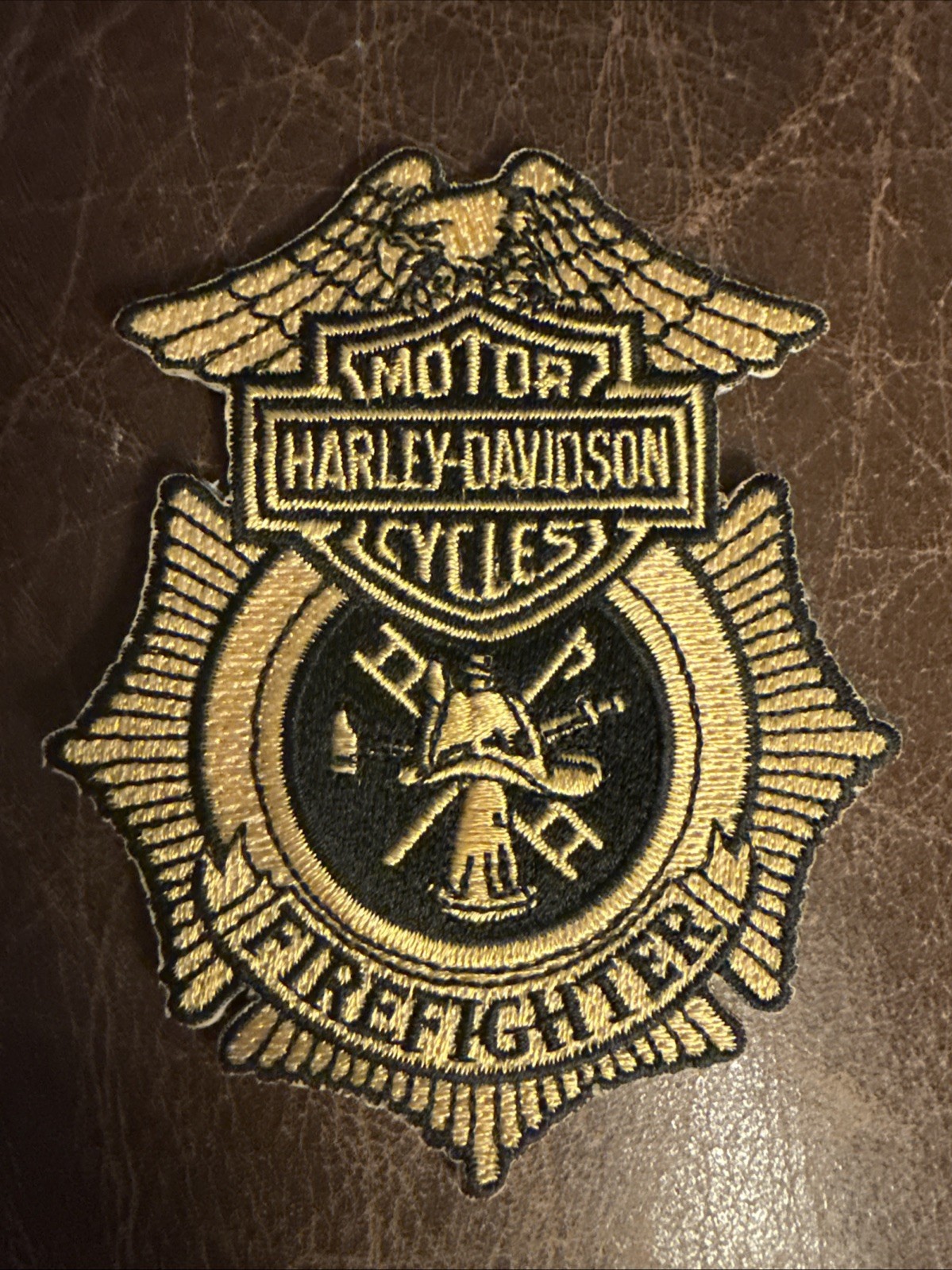 Harley Davidson Firefighter patch