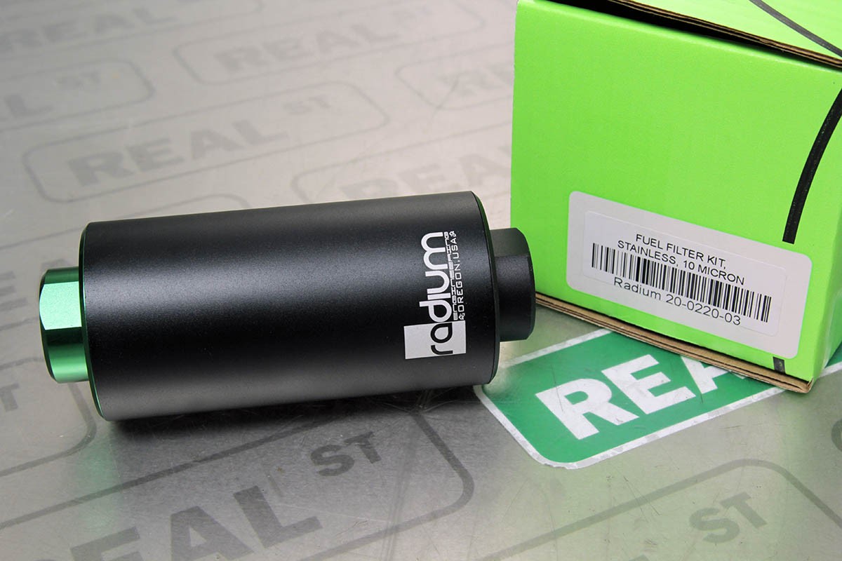 Radium Engineering High Flow Fuel Filter Kit w/ 10 Micron Stainless Filter