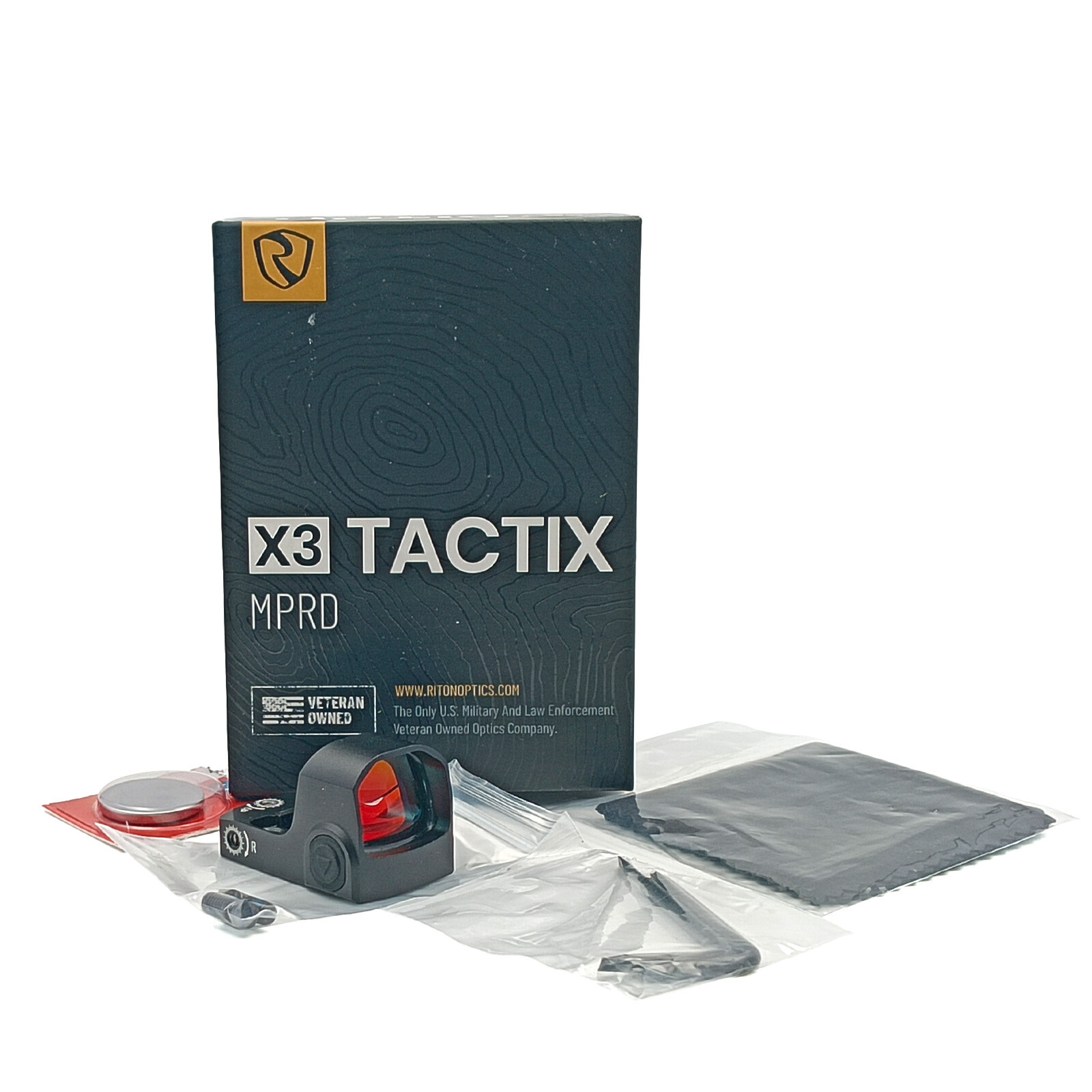 Riton Optics X3 Tactix MPRD 3 MOA Micro Red Dot Sight 3TMPRD