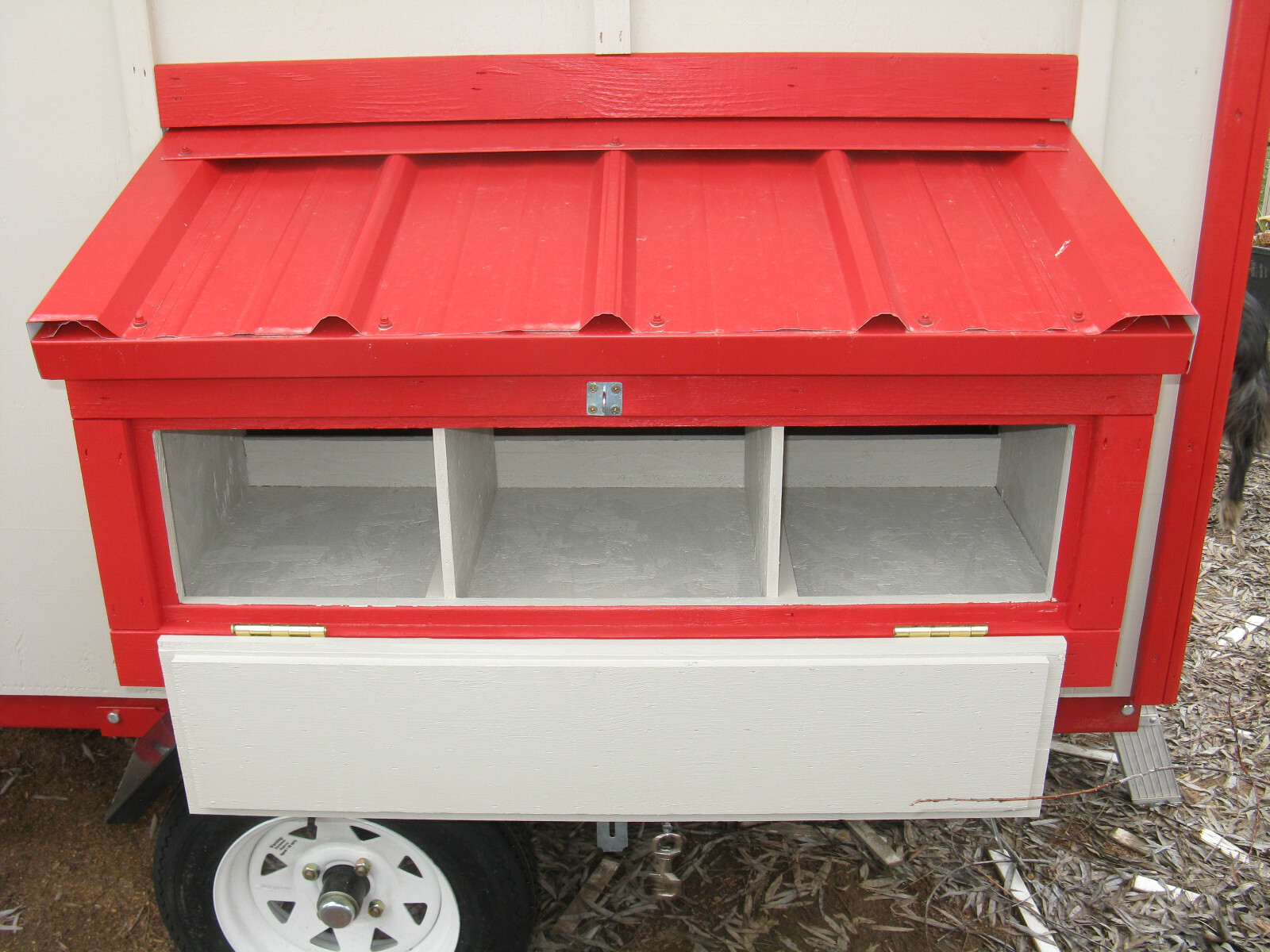 Chicken coop framing plan & material list, emailed version, Henherders wagon