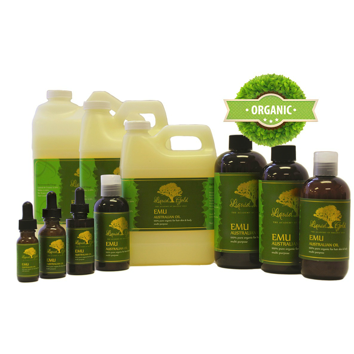 2 oz Premium Emu Oil Pure & Organic Fresh Best Quality Skin Care Hair w/dropper