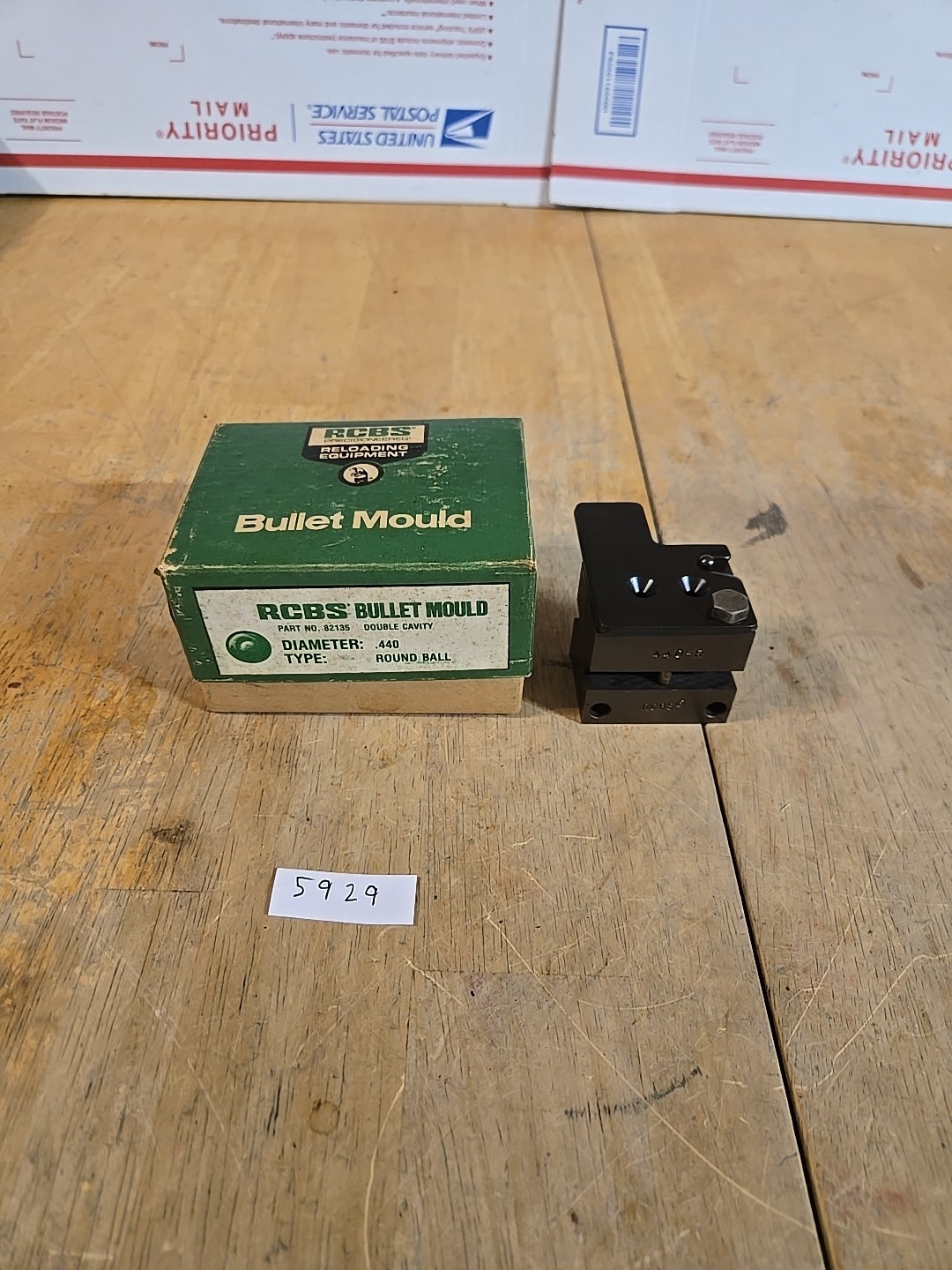 RCBS 440-R  Bullet Mold, Casts .440 Dia. Round Balls For .45 Cal 2 Cavity