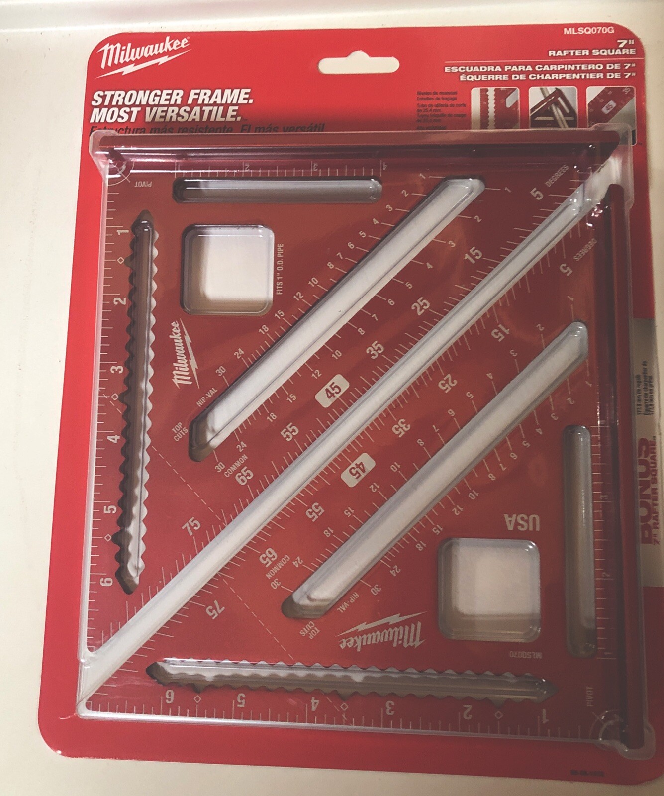 Milwaukee 7 in. Rafter Square (2-Pack) - New